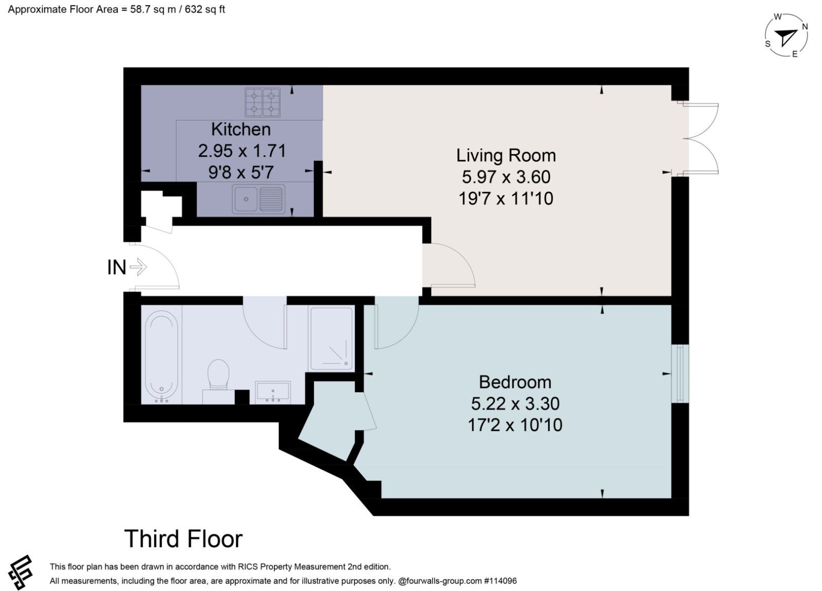 Apartment 28,, The Rope Works, Manchester floorplan