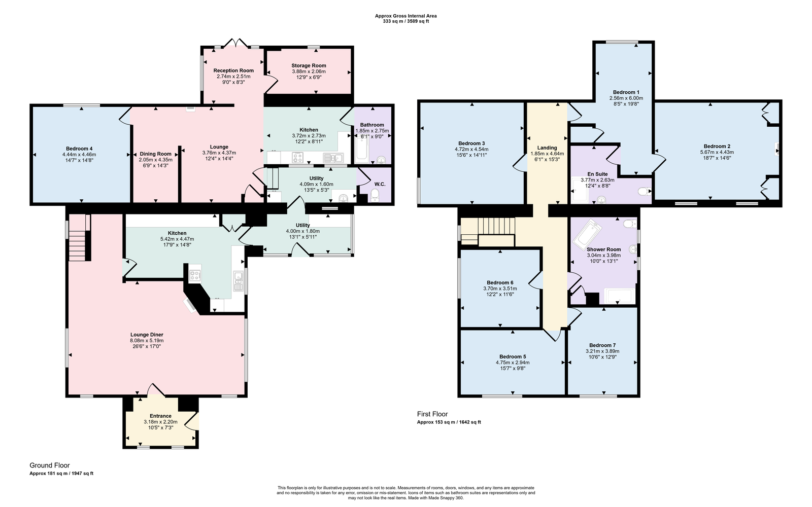 Midtown House, Wigton floorplan