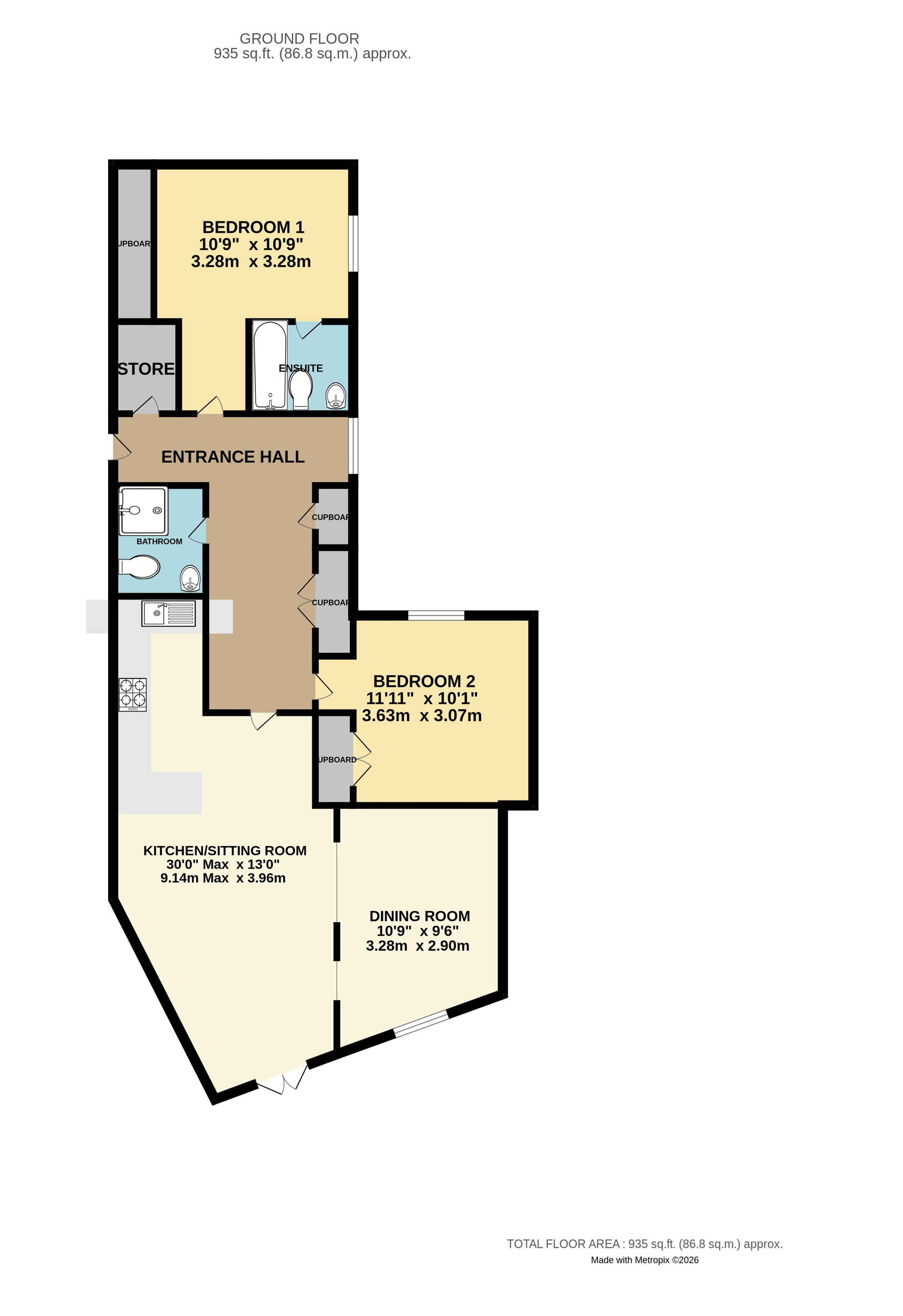 Flat 4, Dolphin House, Sutton Wharf, Plymouth floorplan