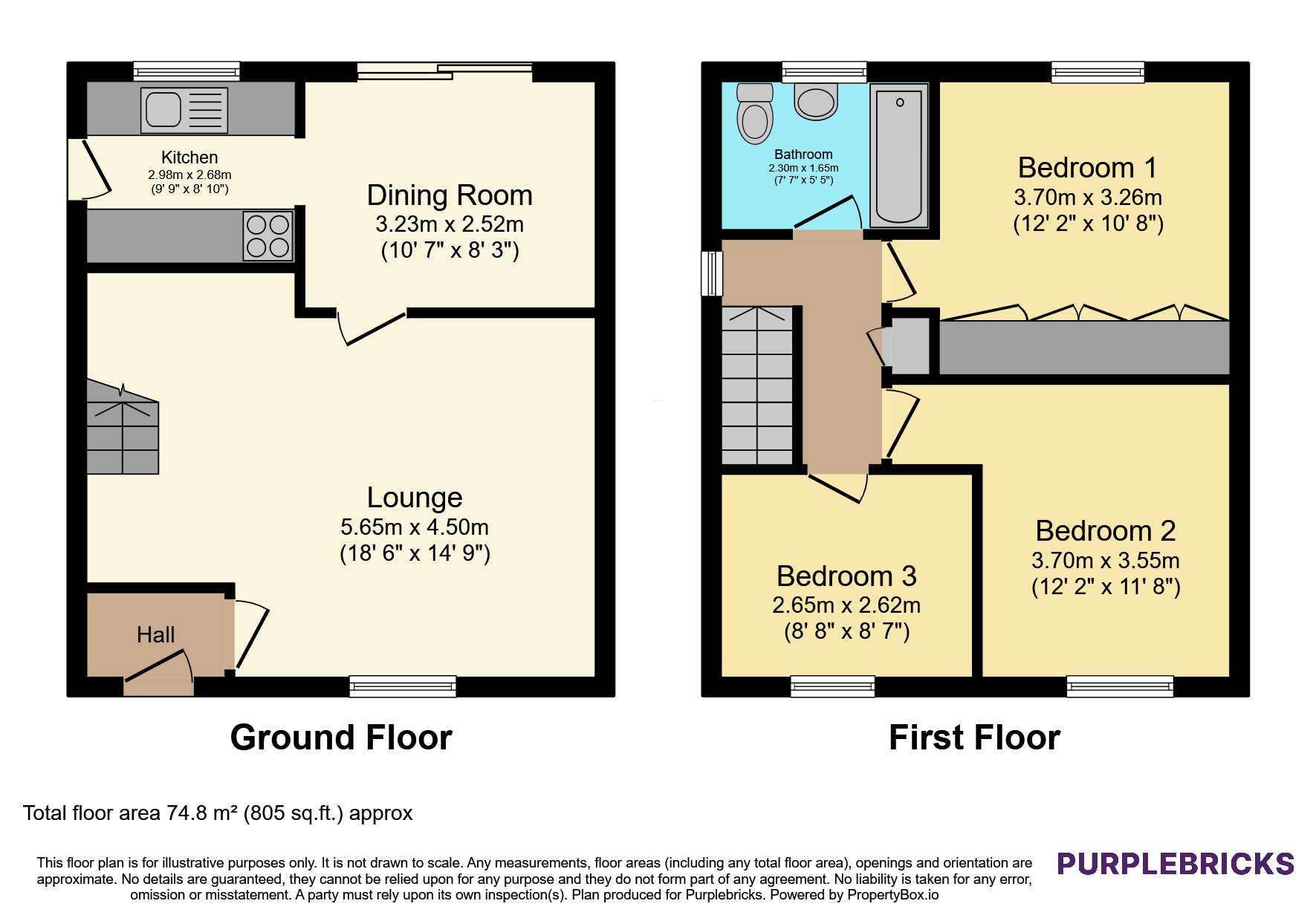 3, Nene Walk, Worksop floorplan