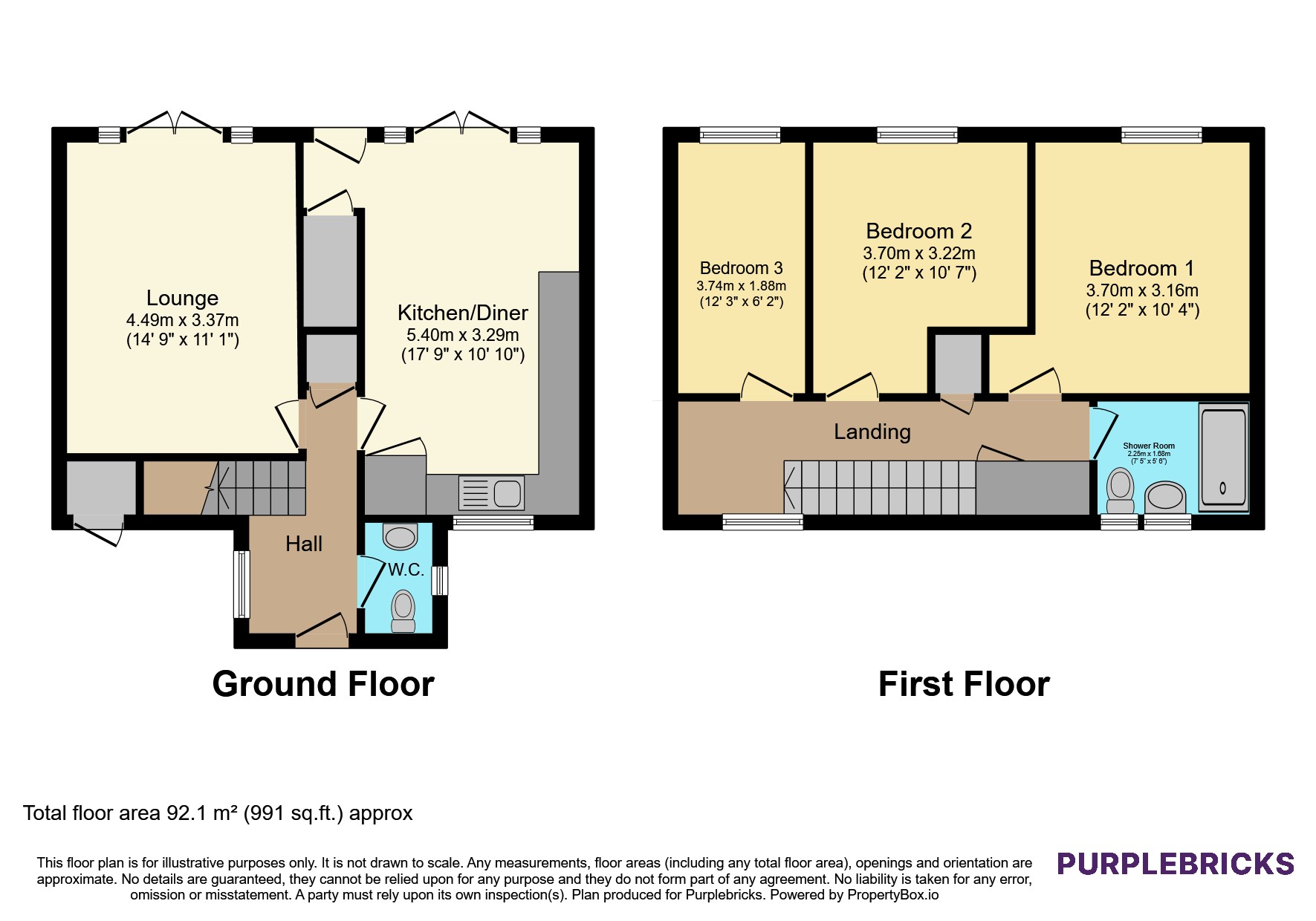 67, Springfield, Rainford floorplan