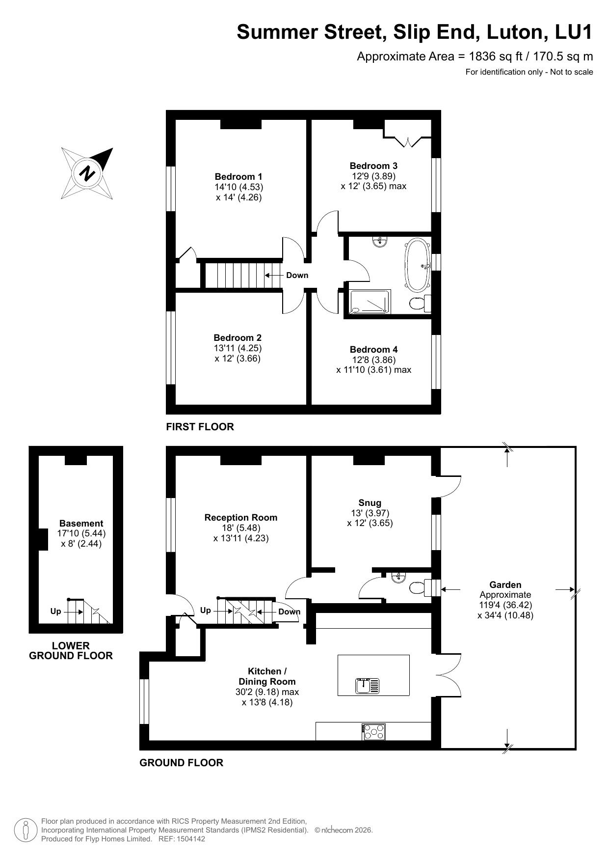 Summer Street, Luton floorplan