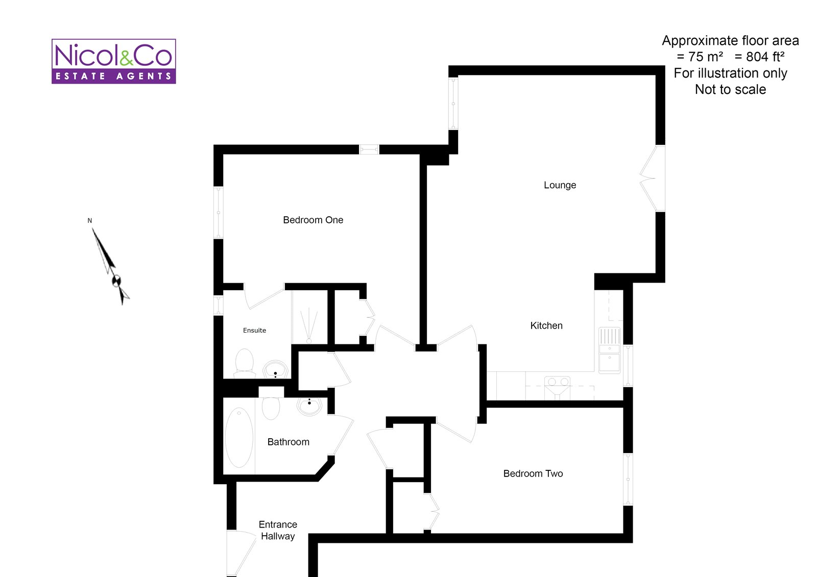 2 Bedrooms Flat for sale in The Larches, Worcester Road, Droitwich WR9