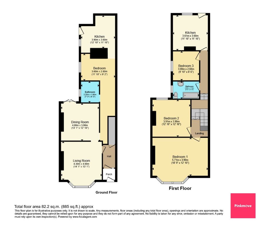 15, Risca Road, Newport floorplan