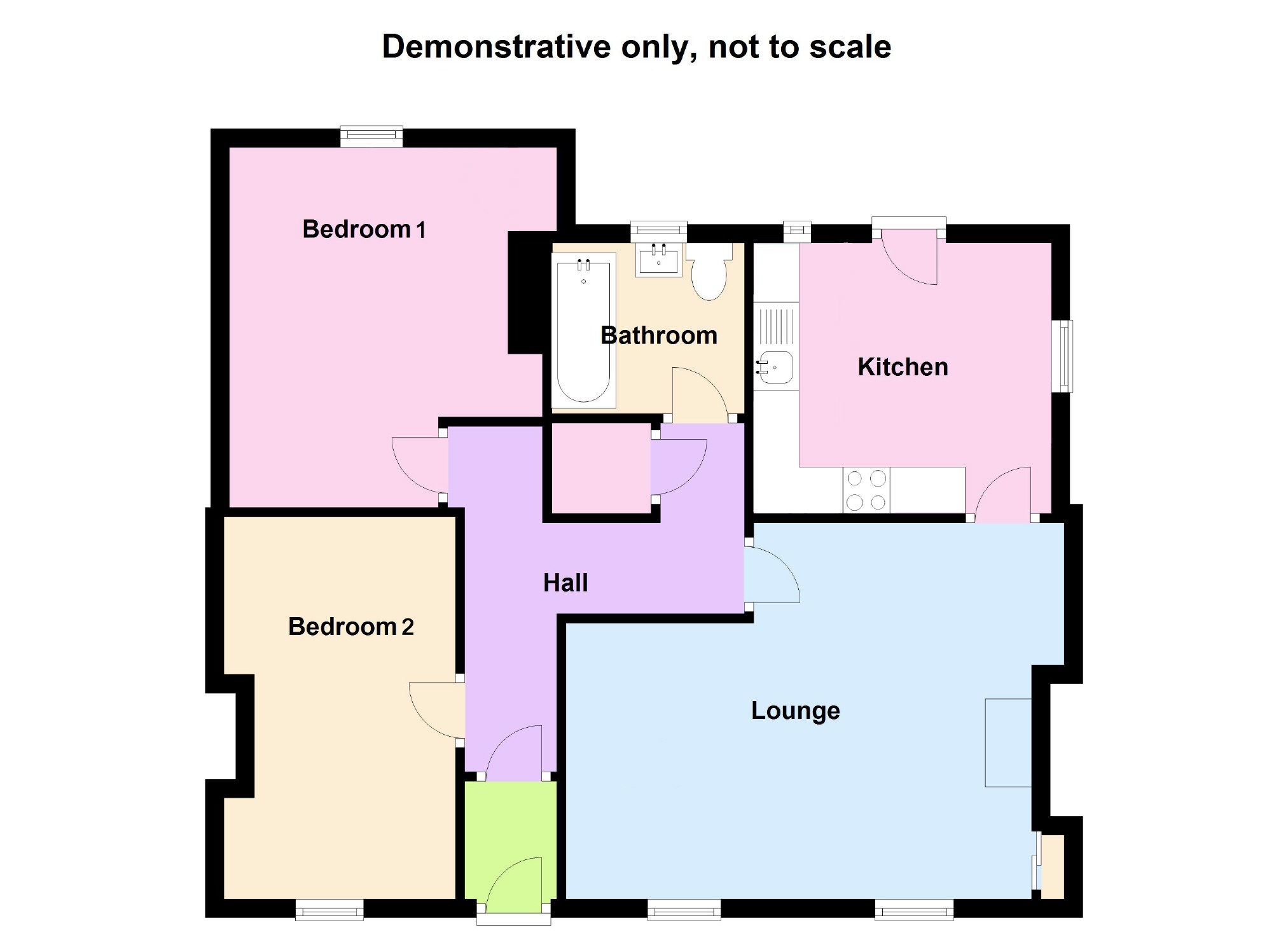 2 Bedrooms Detached bungalow for sale in 20, Seagate, Kingsbarns, Fife KY16