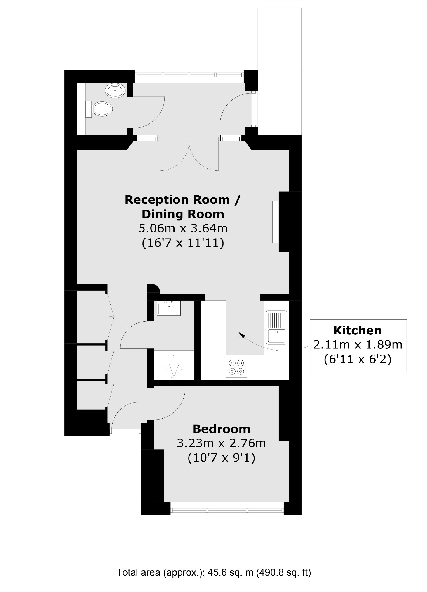 Barton Road, London floorplan