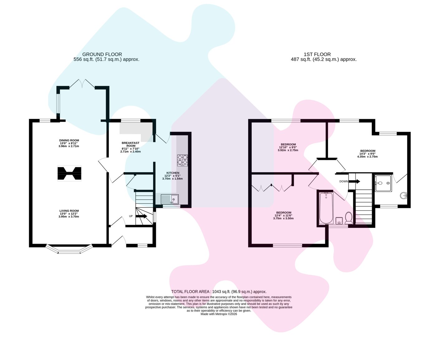 23, Green Farm Road, BAGSHOT floorplan