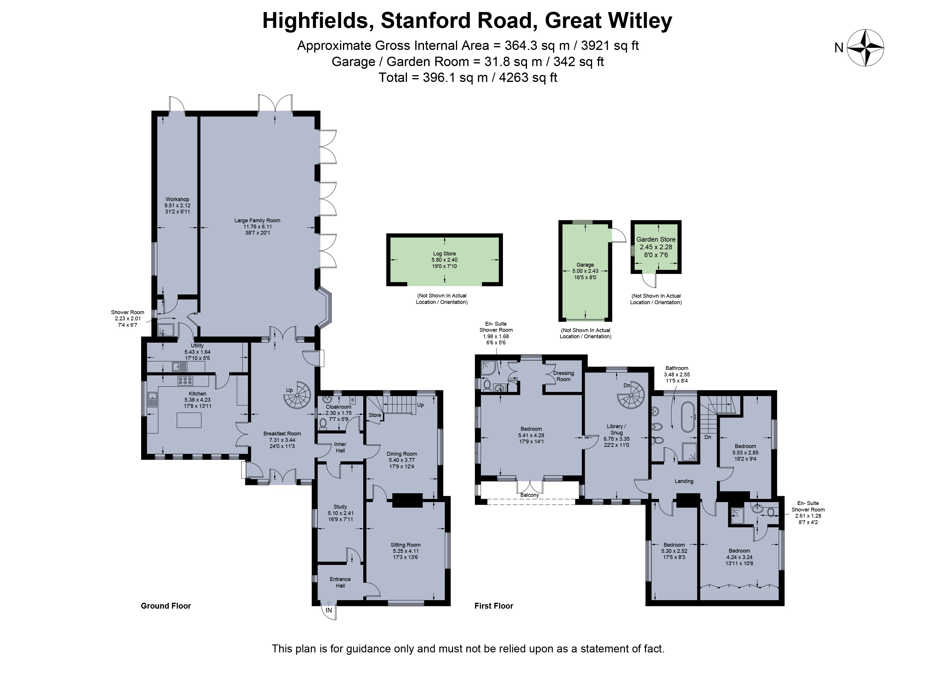 Highfields,, Stanford Road, Worcester floorplan