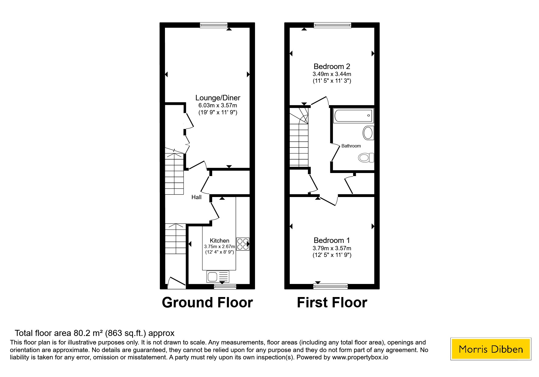 89, Staplehurst Close, Hampshire floorplan