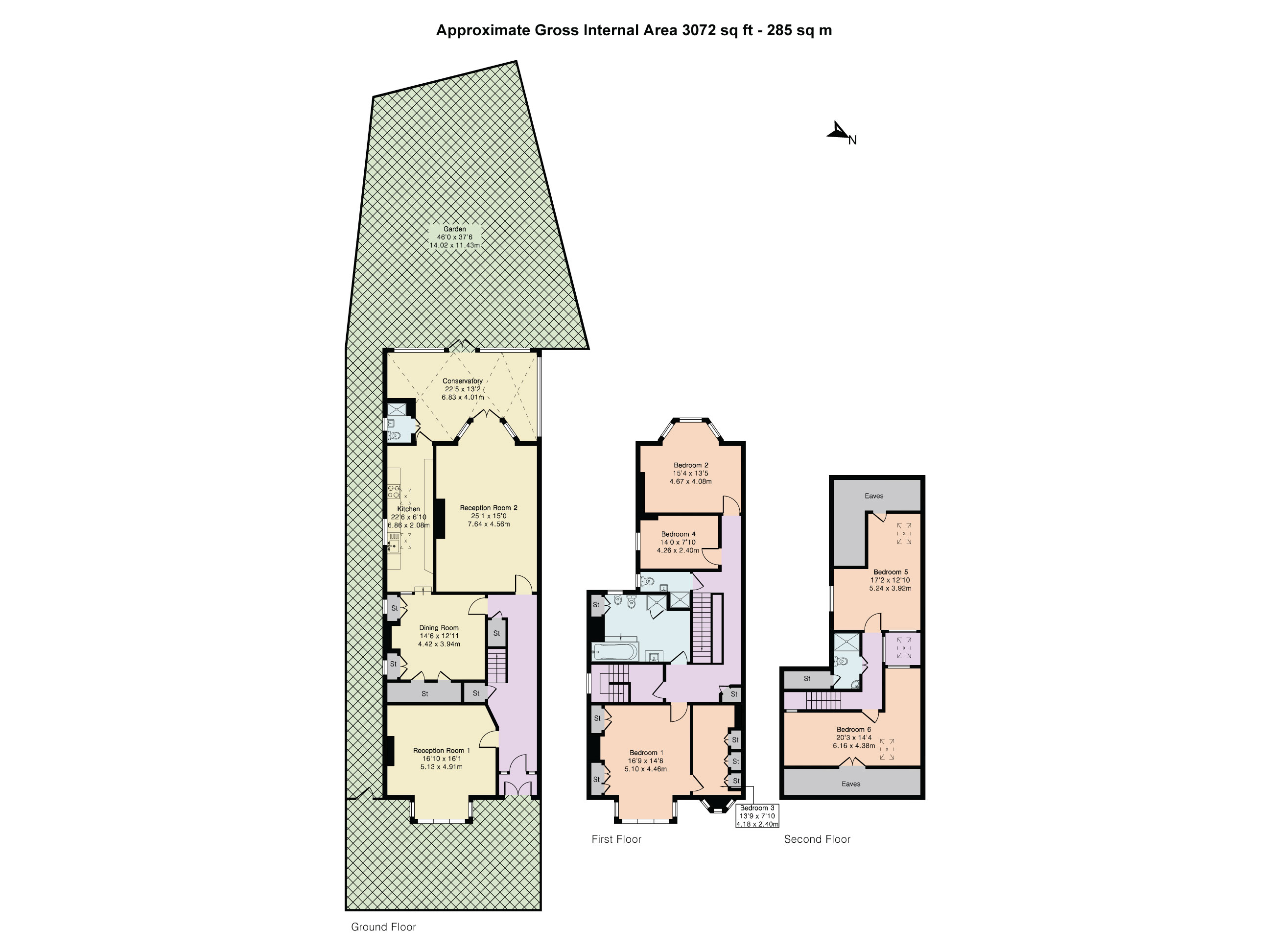 47, Birch Grove, London floorplan