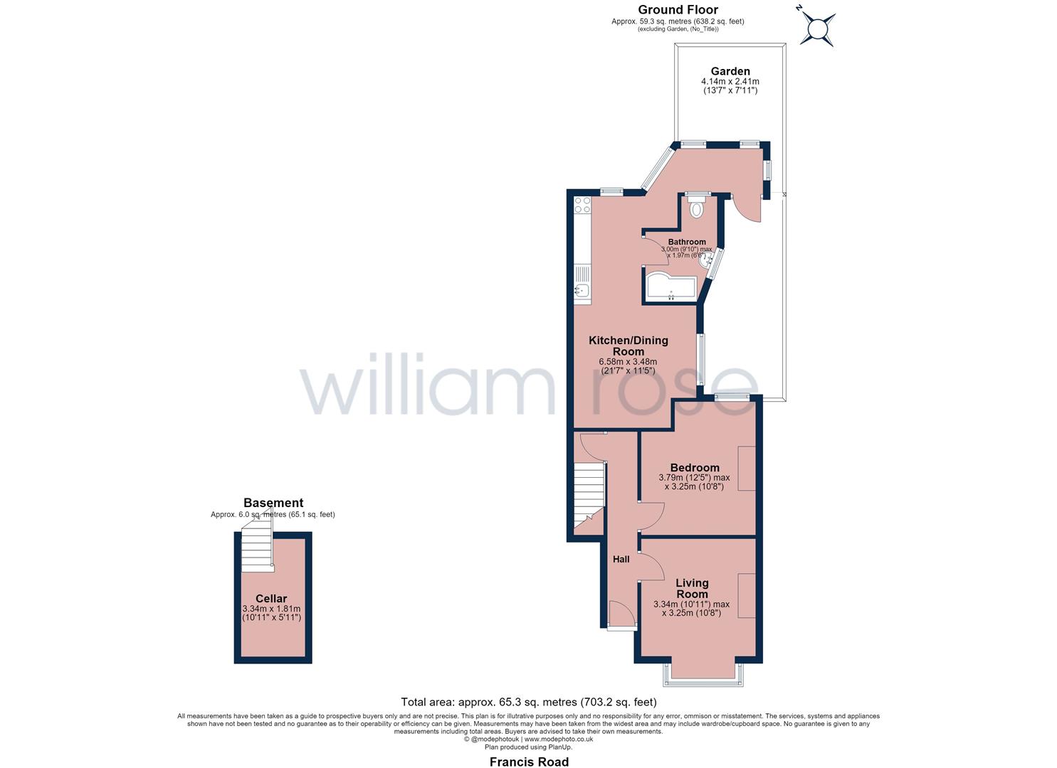 33, Francis Road, London floorplan
