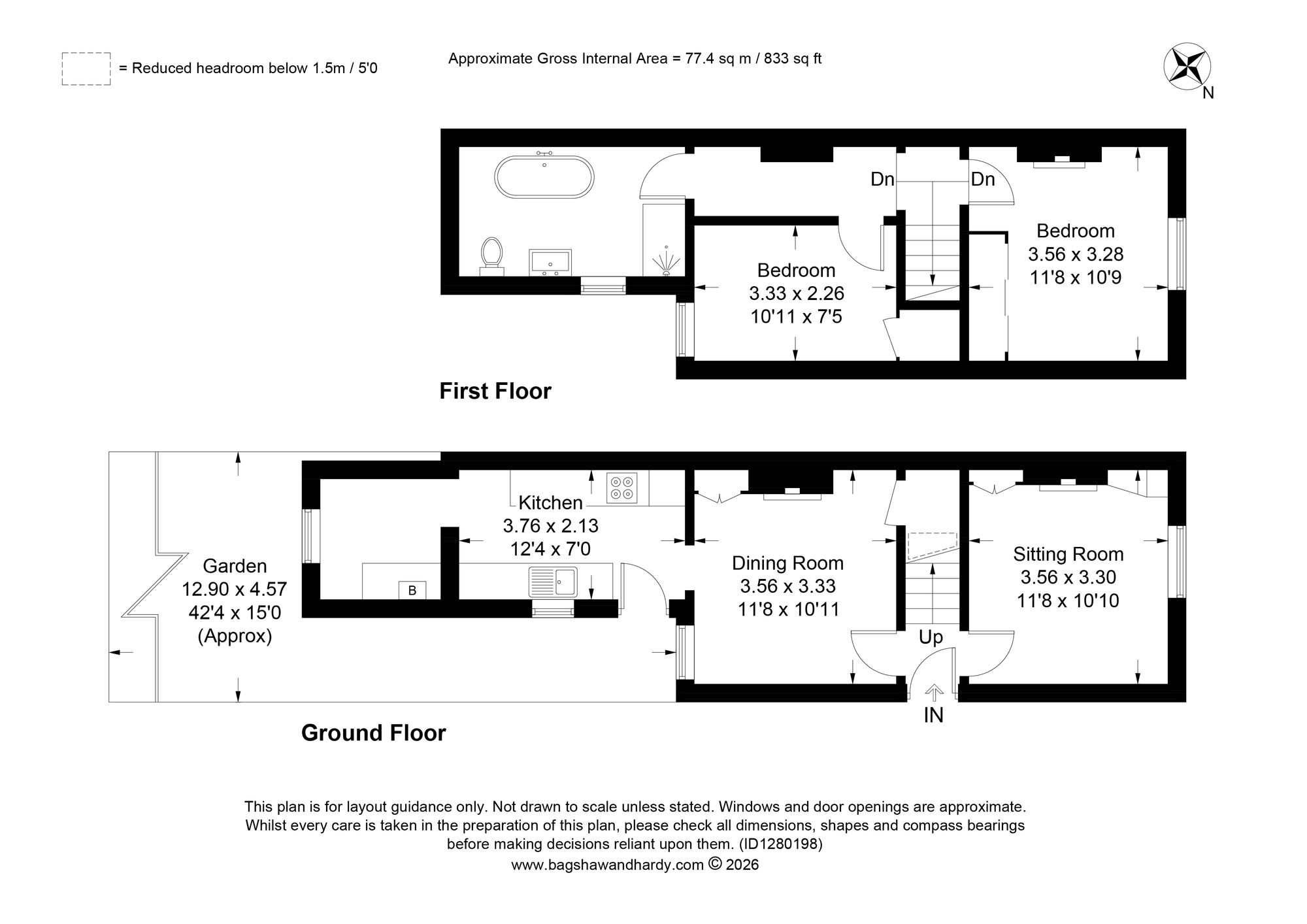 146 Powder Mill Lane, Tunbridge Wells floorplan