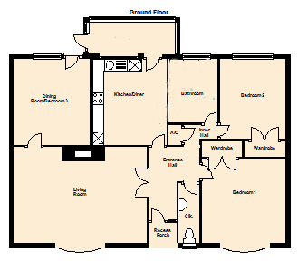 3 Bedrooms Detached bungalow to rent in Beach Lane, Bromsberrow Heath, Ledbury HR8