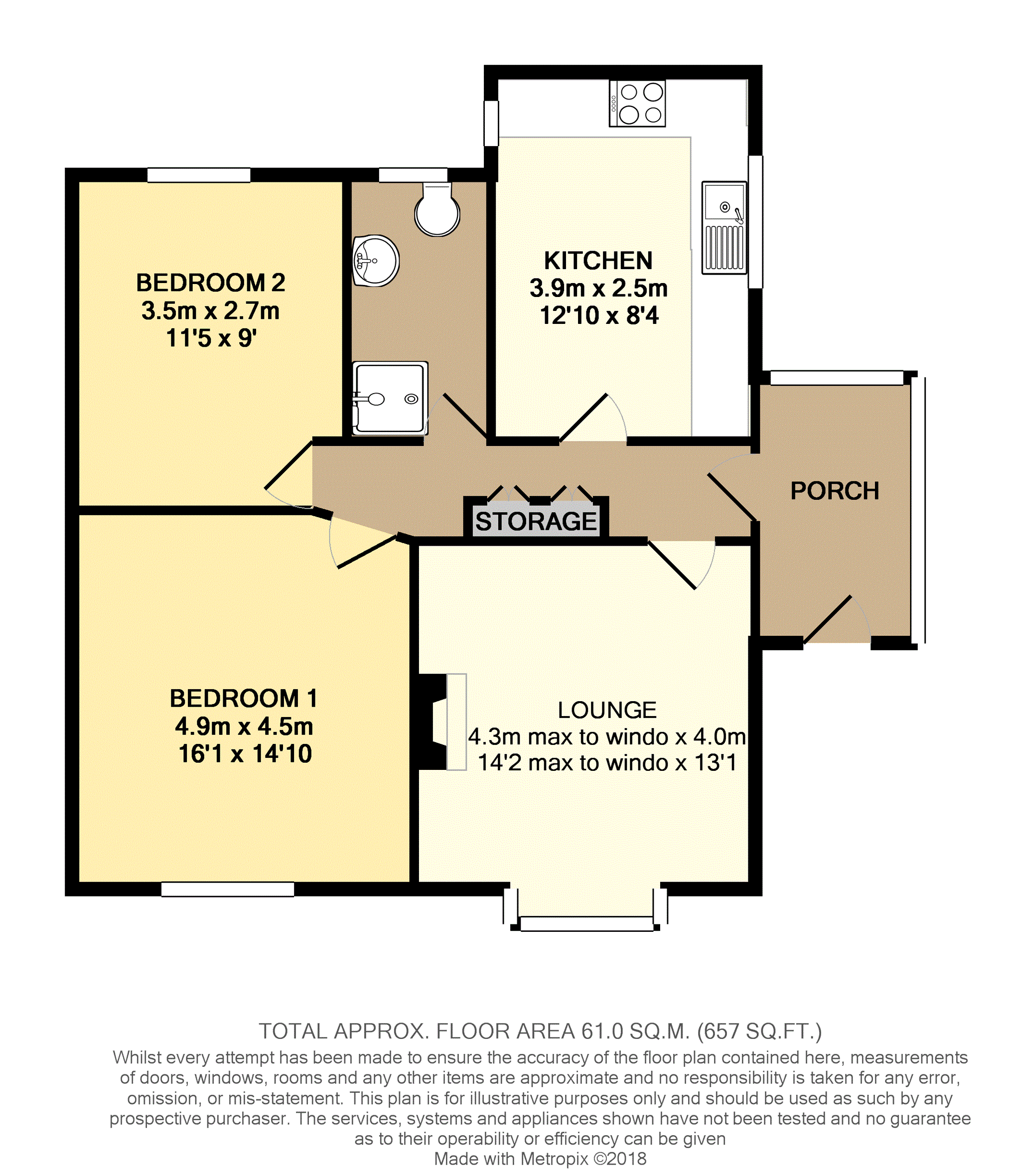 2 Bedrooms Semi-detached bungalow for sale in Carr Hill Drive, Pudsey LS28