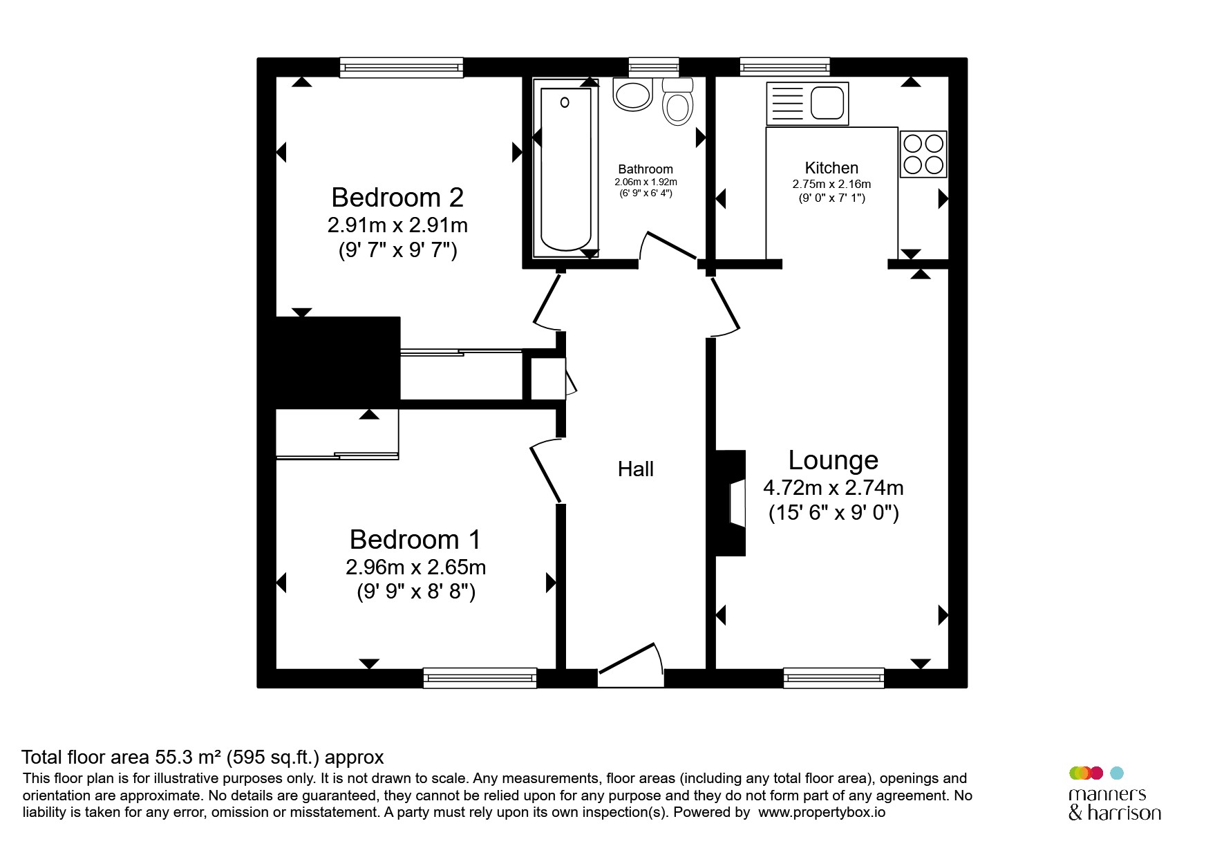27, Rosemoor Close, Middlesbrough floorplan