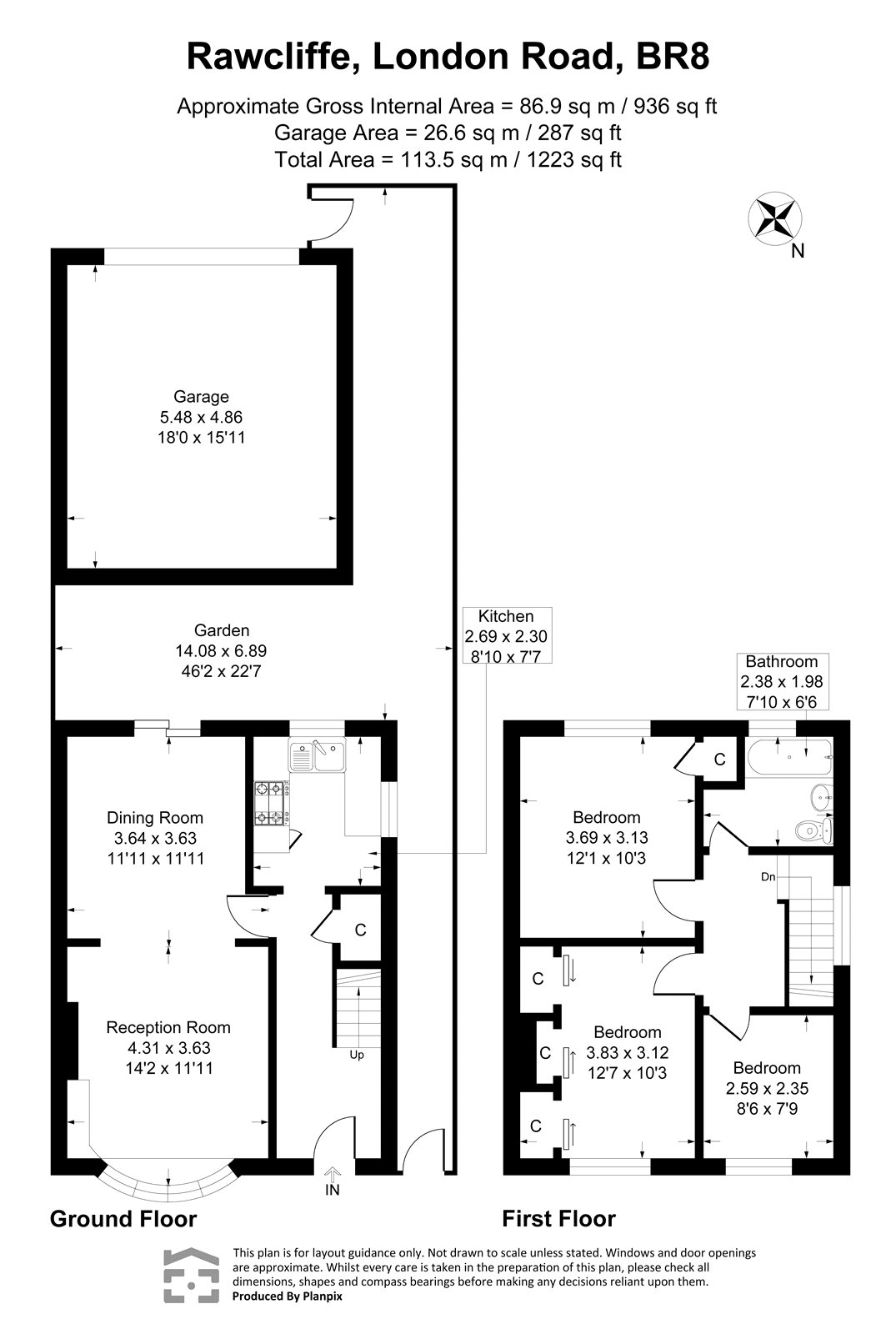 Rawcliffe,, London Road, Kent floorplan