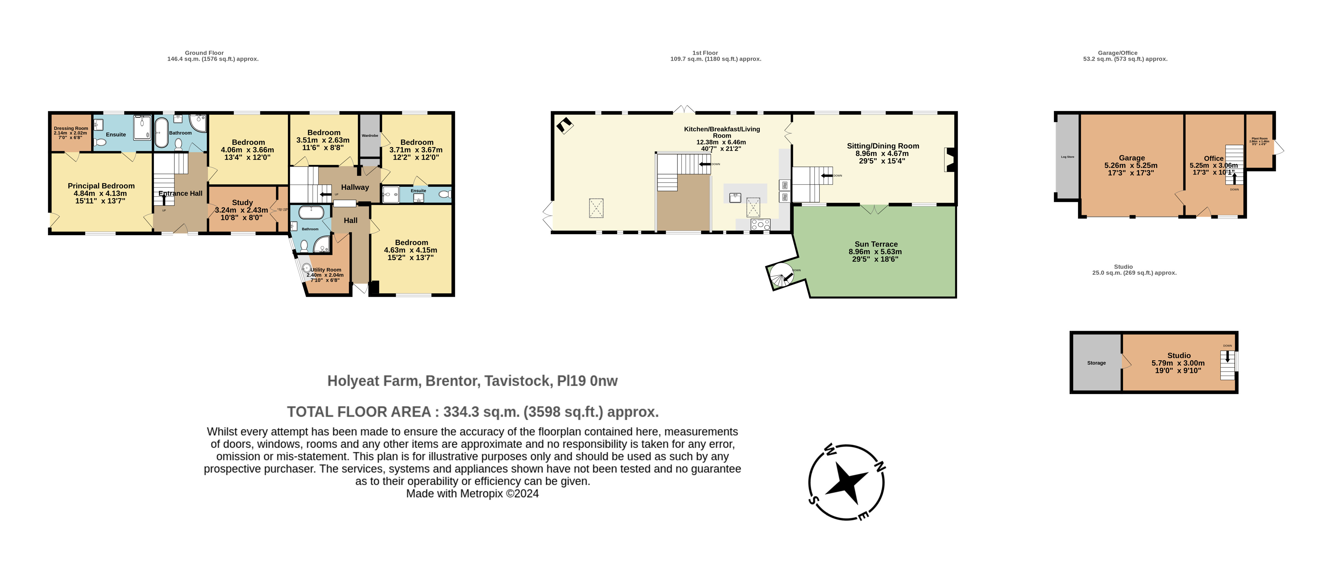 Brentor, Tavistock floorplan