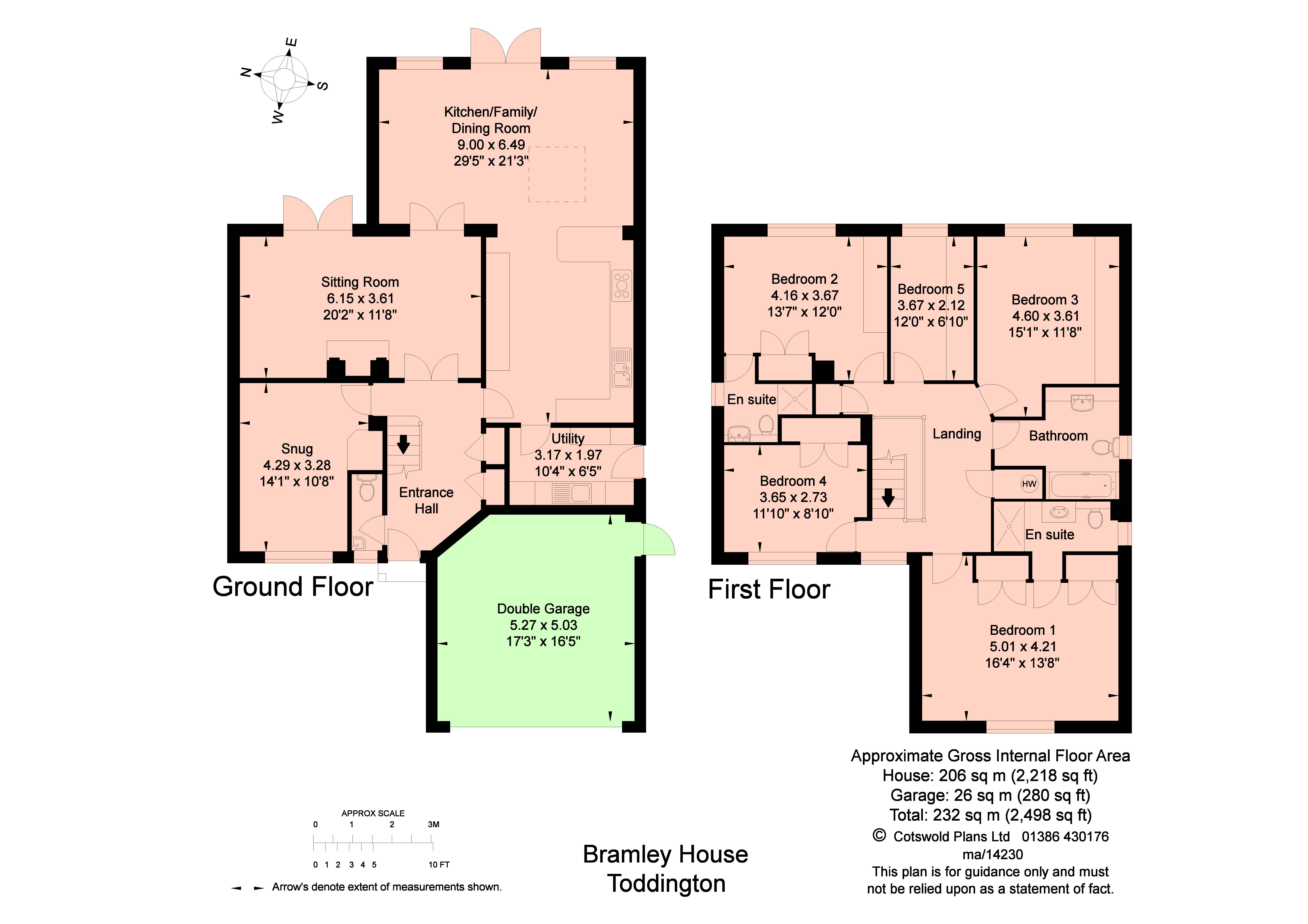 Church Lane, Toddington, Cheltenham, Gloucestershire GL54, 5 bedroom