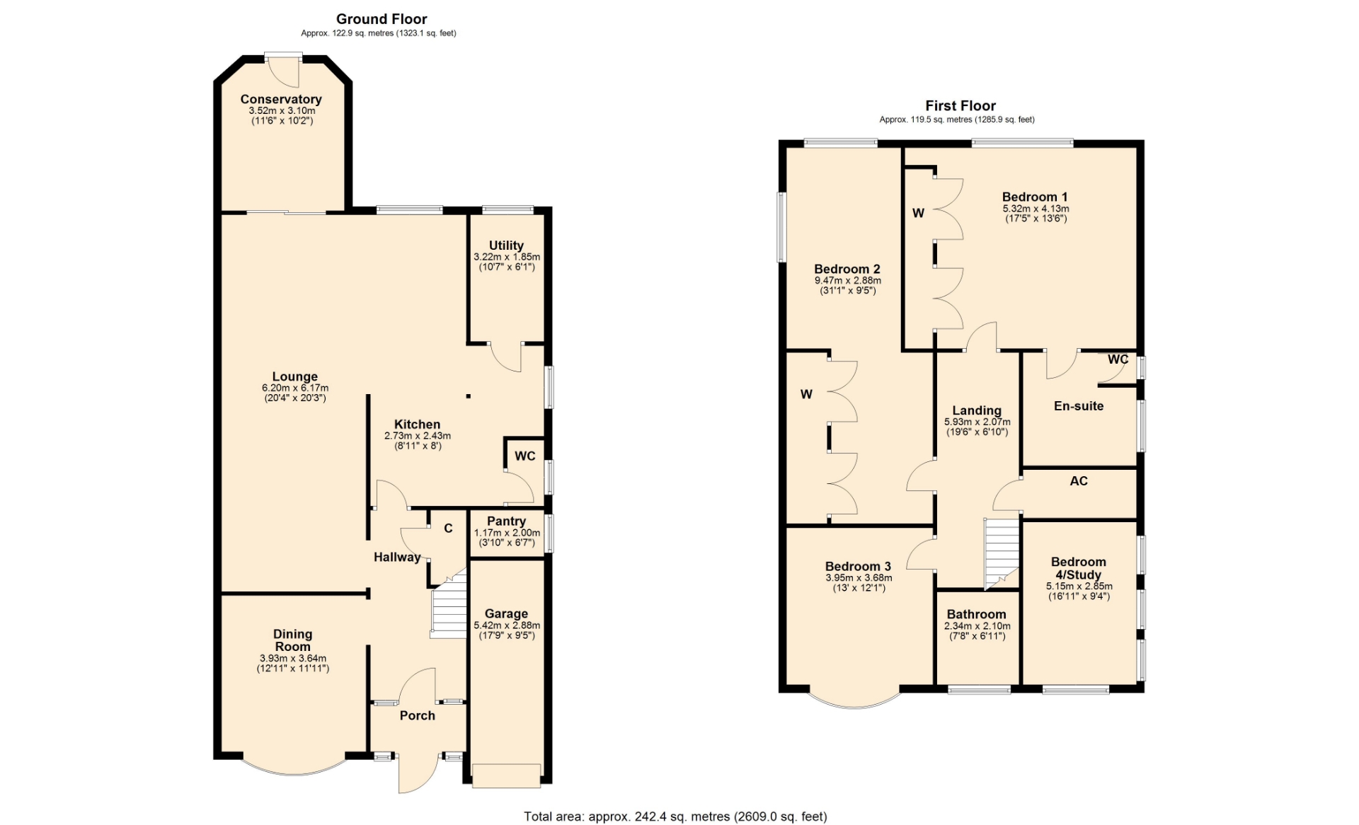 12, Kingsley Avenue, Northants floorplan