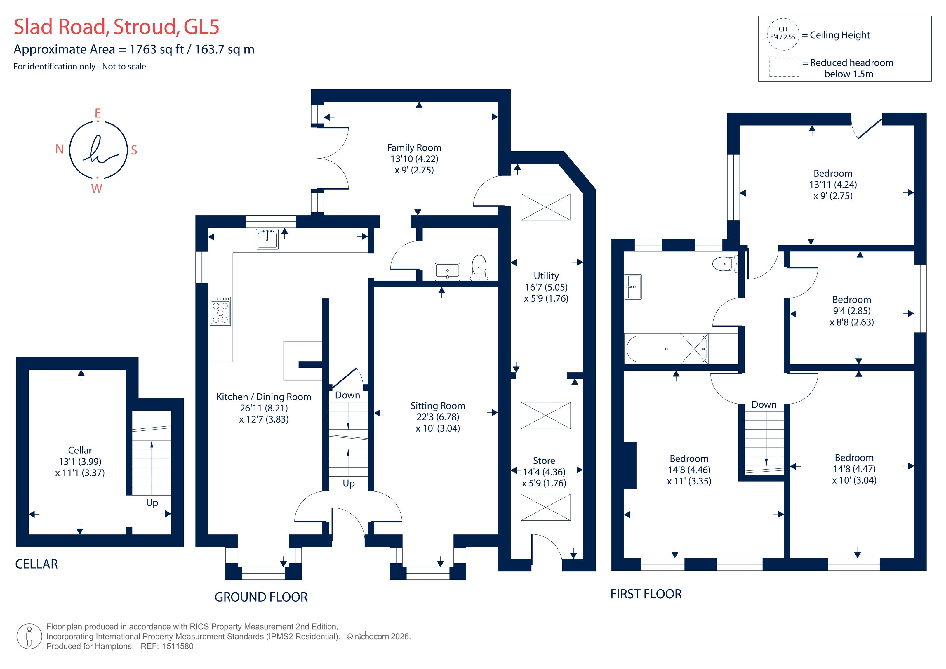 161, Slad Road, Stroud floorplan