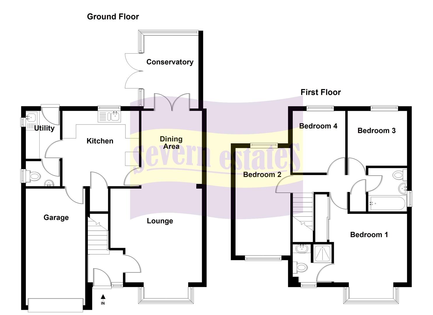 12, Endeavour Place, Stourport-On-Severn floorplan