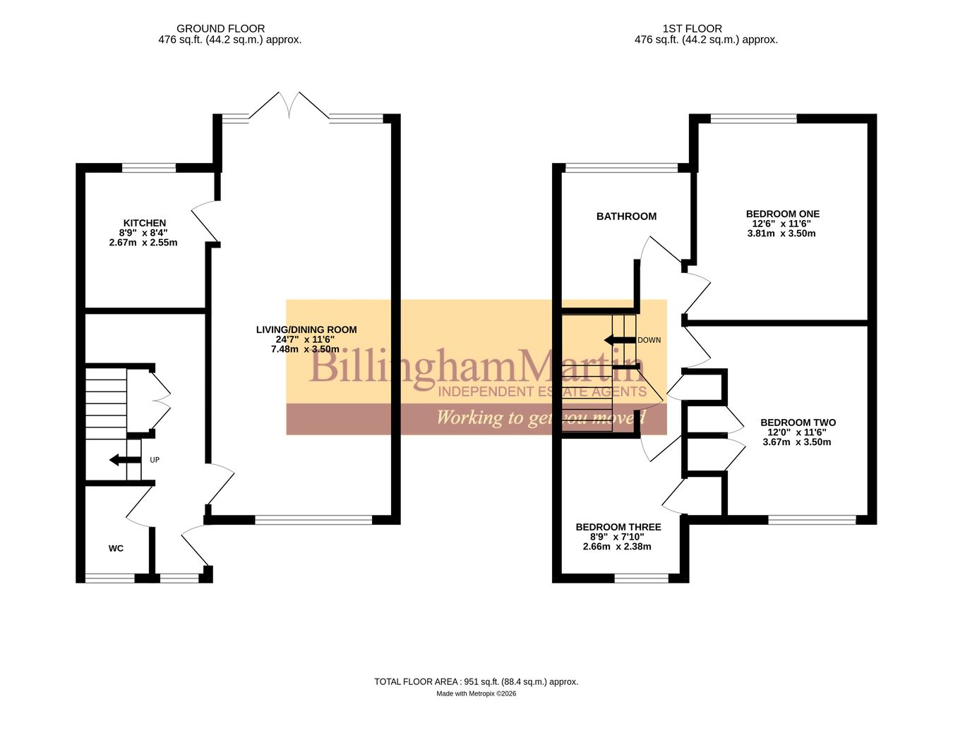 2, Robin Hood Close, Farnborough floorplan