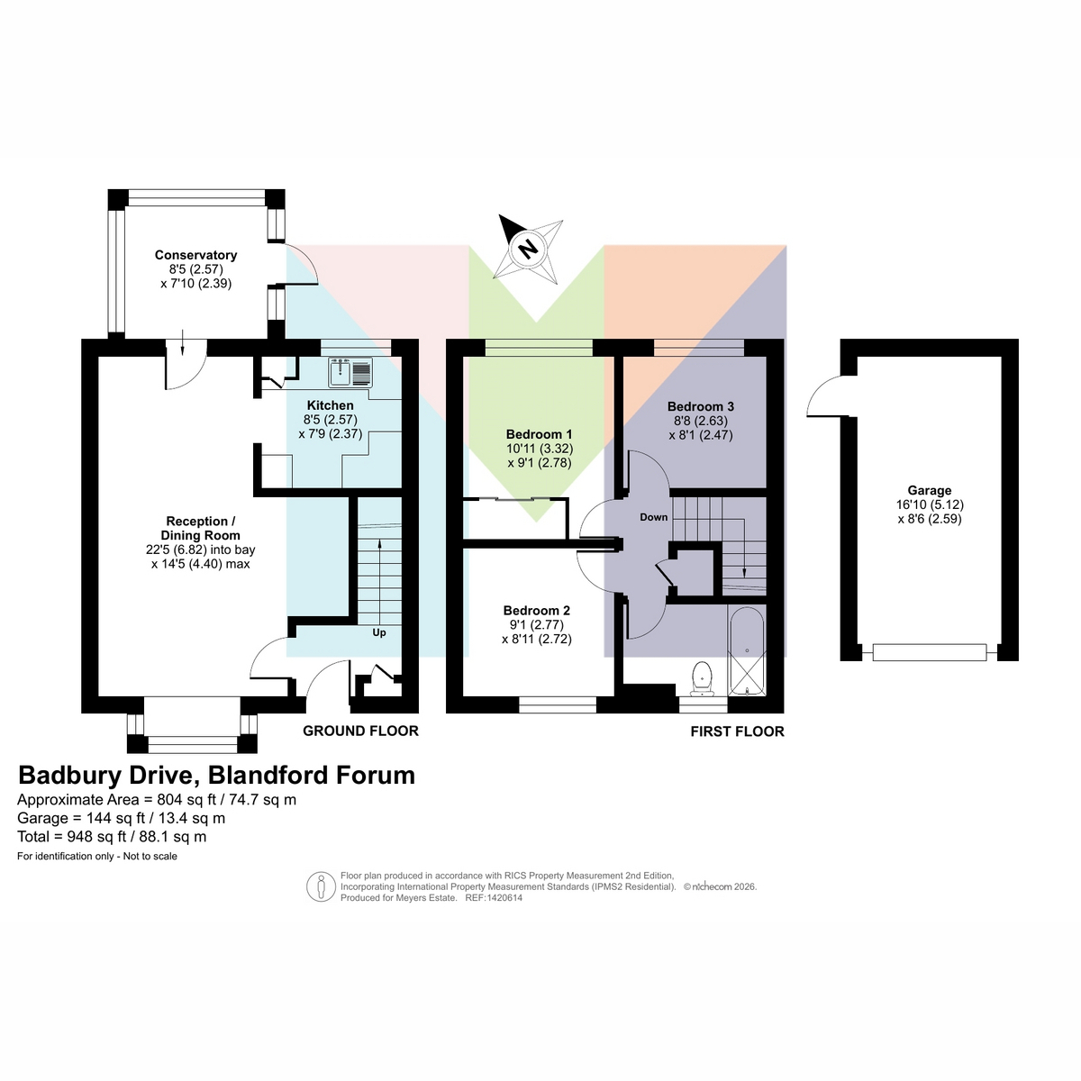 29, Badbury Drive, Blandford Forum floorplan