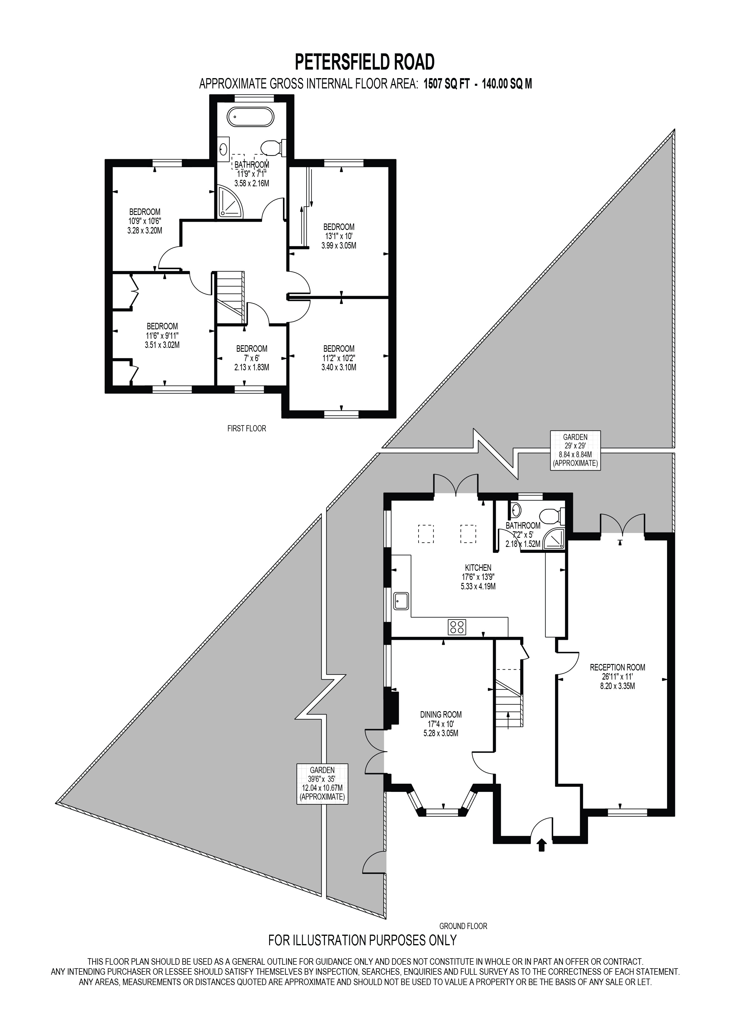 44, Petersfield Road, Surrey floorplan