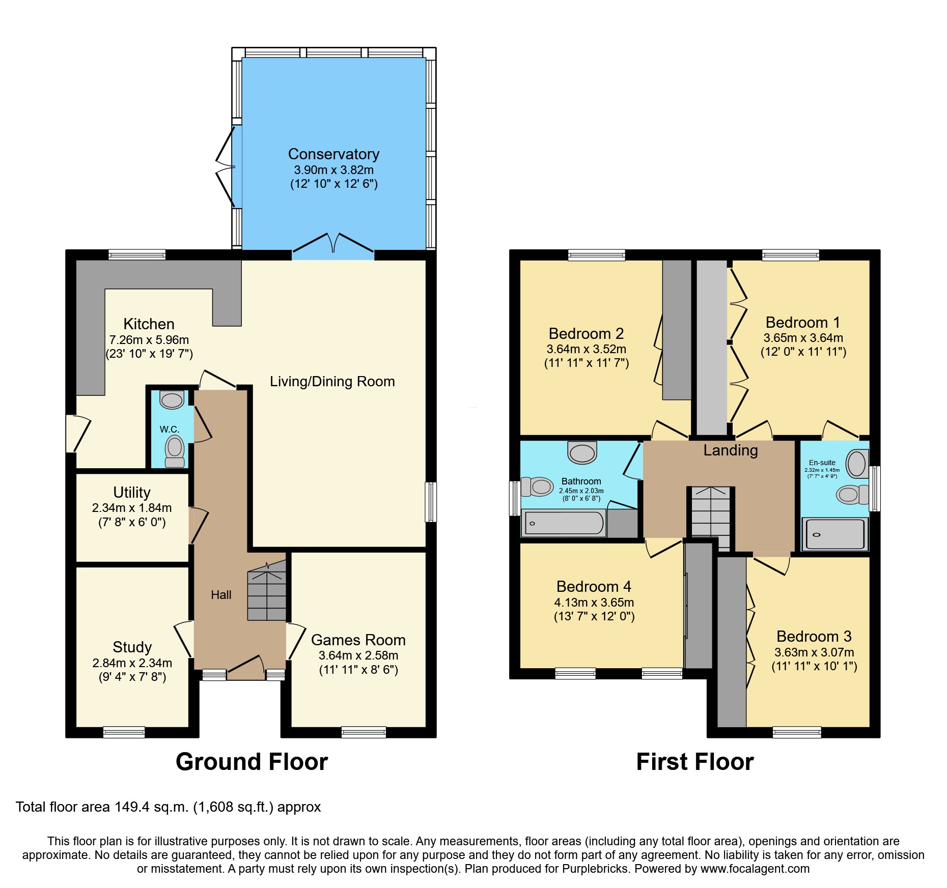 6, High Ridge, Mansfield floorplan