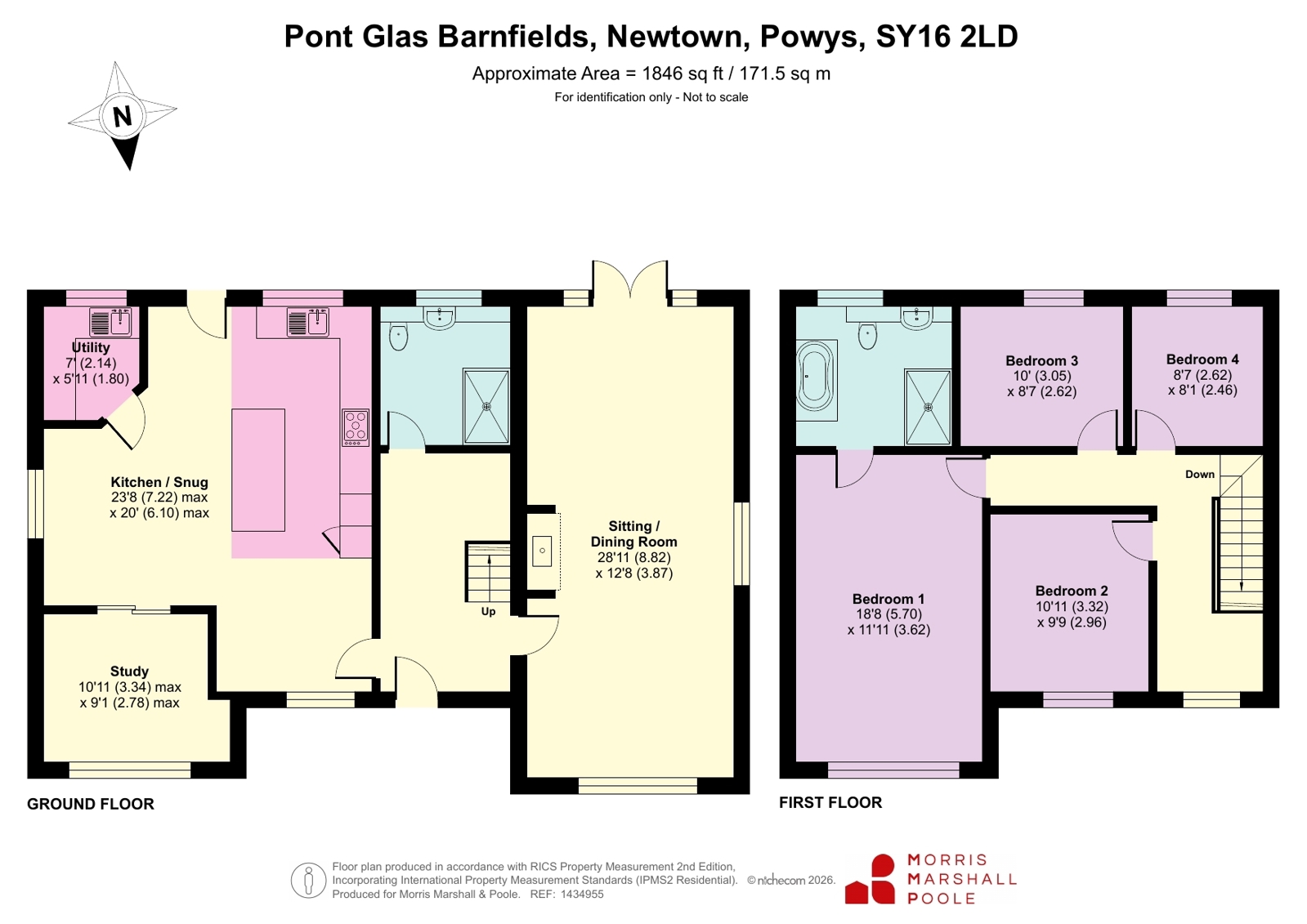 Pont Glas,, Barnfields, Powys floorplan