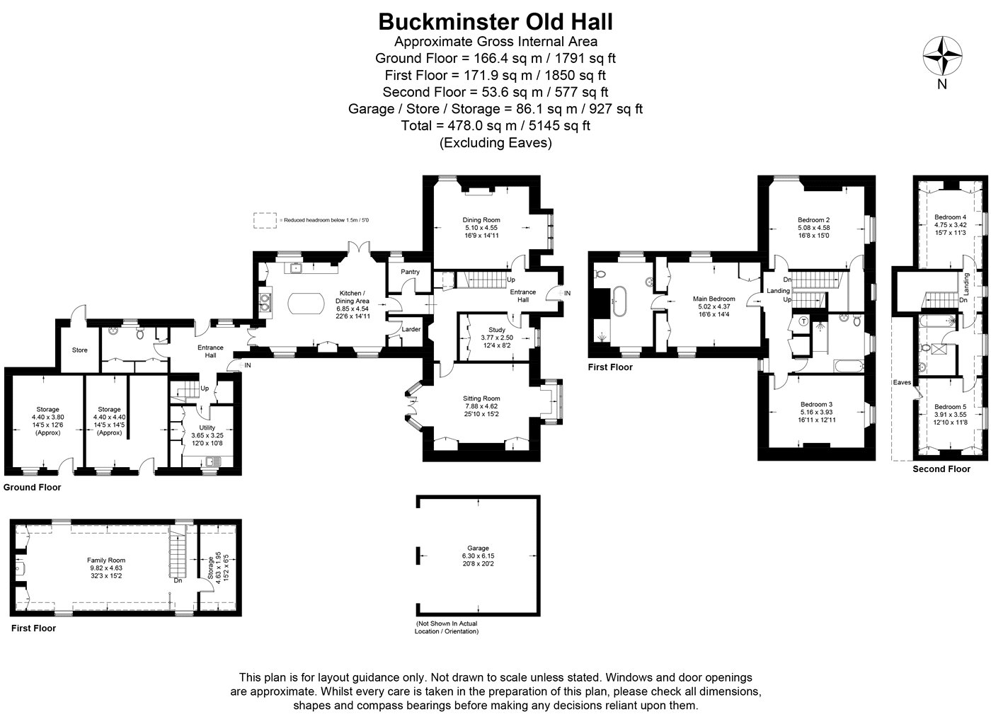 Buckminster Old Hall, 18A,, Chapel Street, Sleaford floorplan