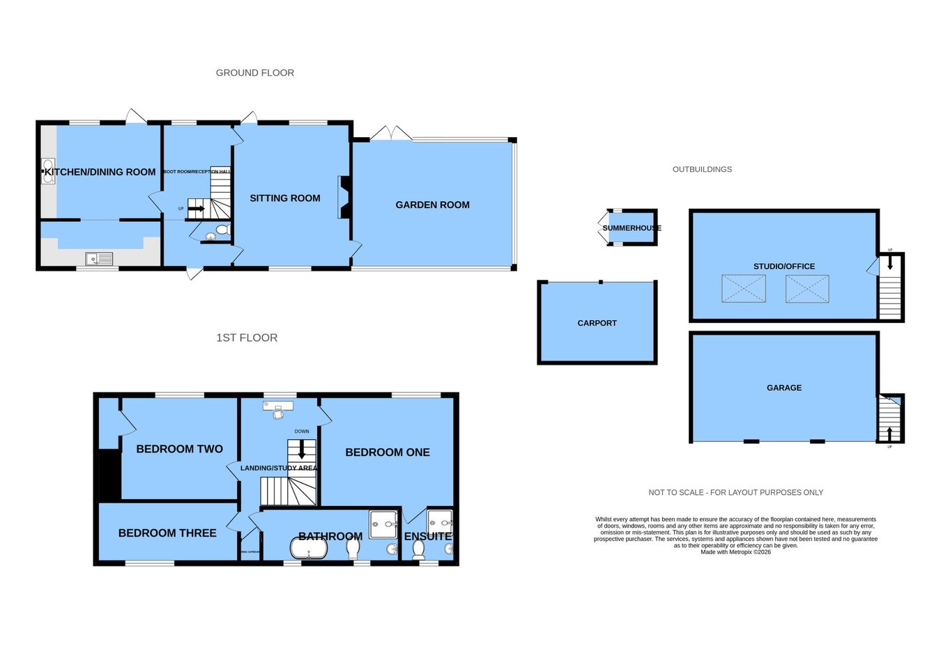 Burnt Barn Cottage, Frickley Lane, Battle floorplan
