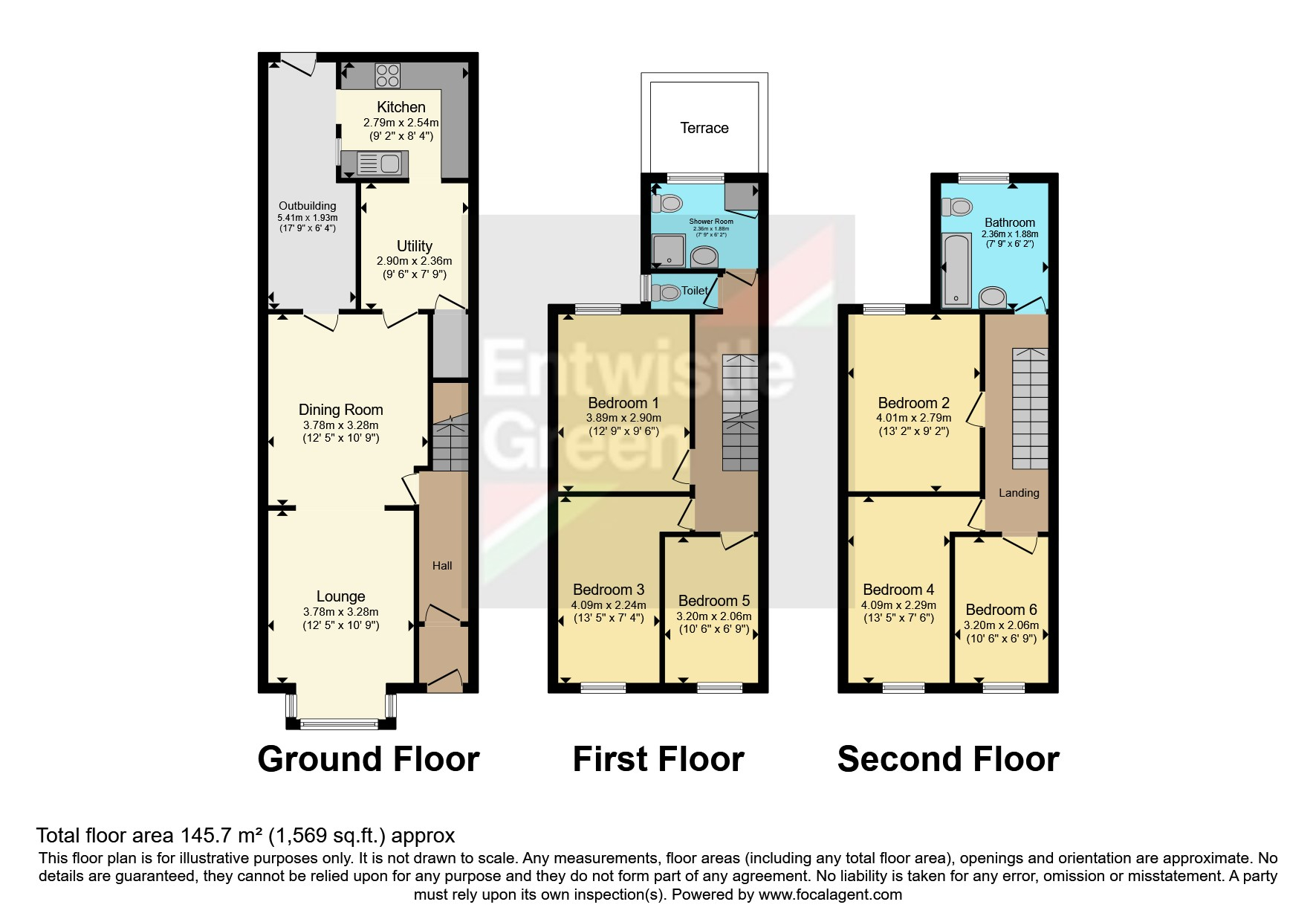 13, Shannon Street, Lancashire floorplan
