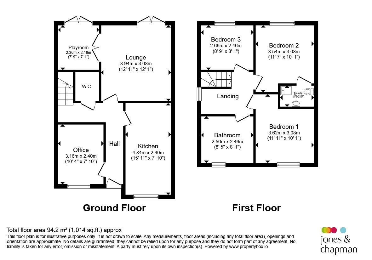 3, Denham Close, Prenton floorplan