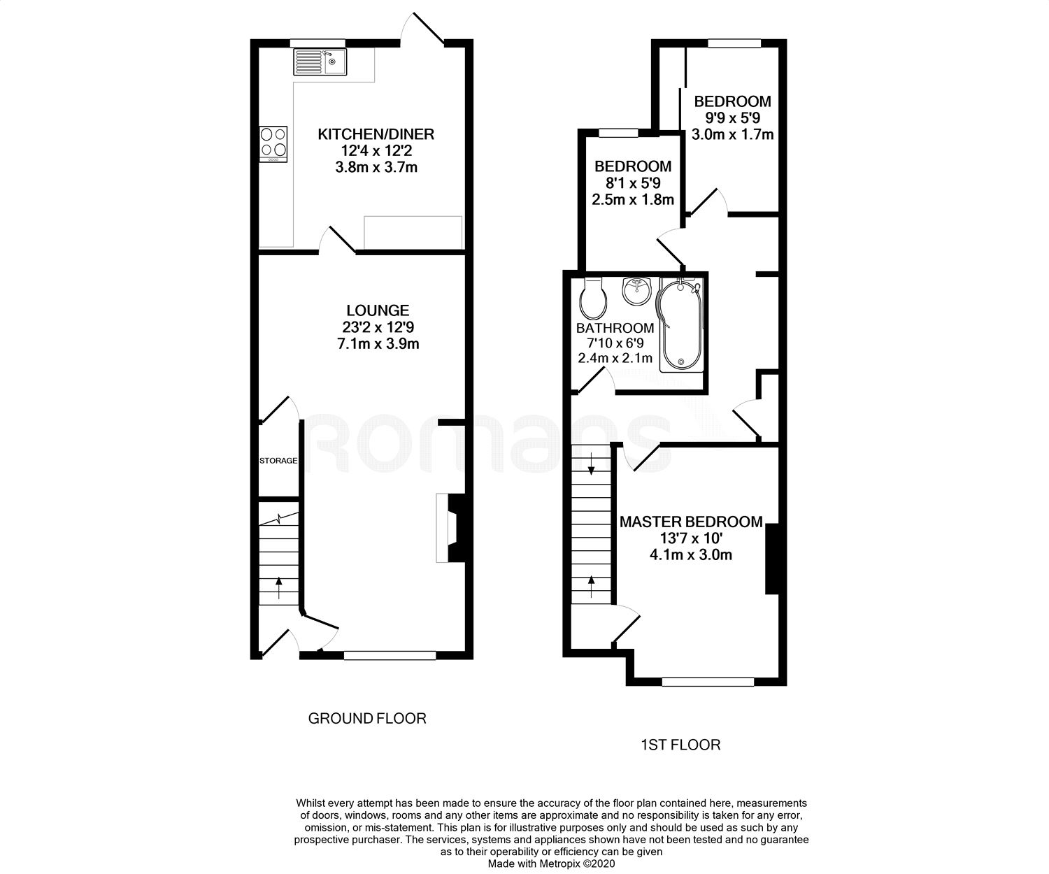 Warwick Avenue, Egham, Surrey TW20, 3 bedroom terraced house for sale