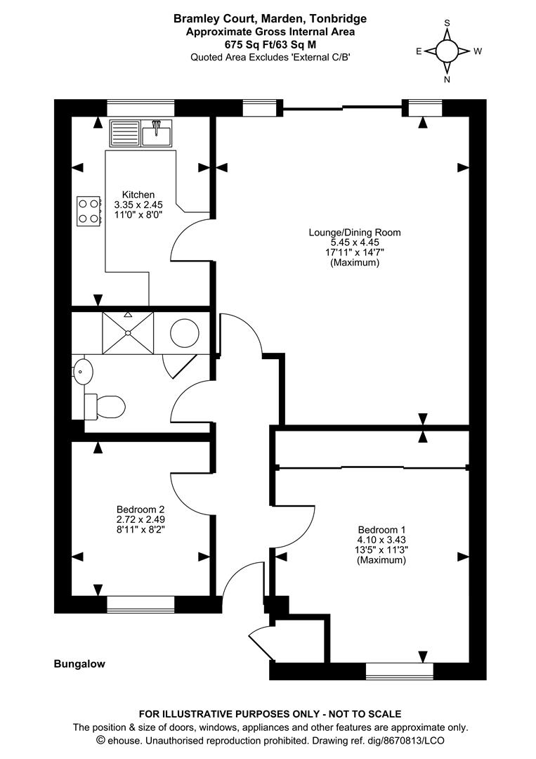 10, Bramley Court, Tonbridge floorplan
