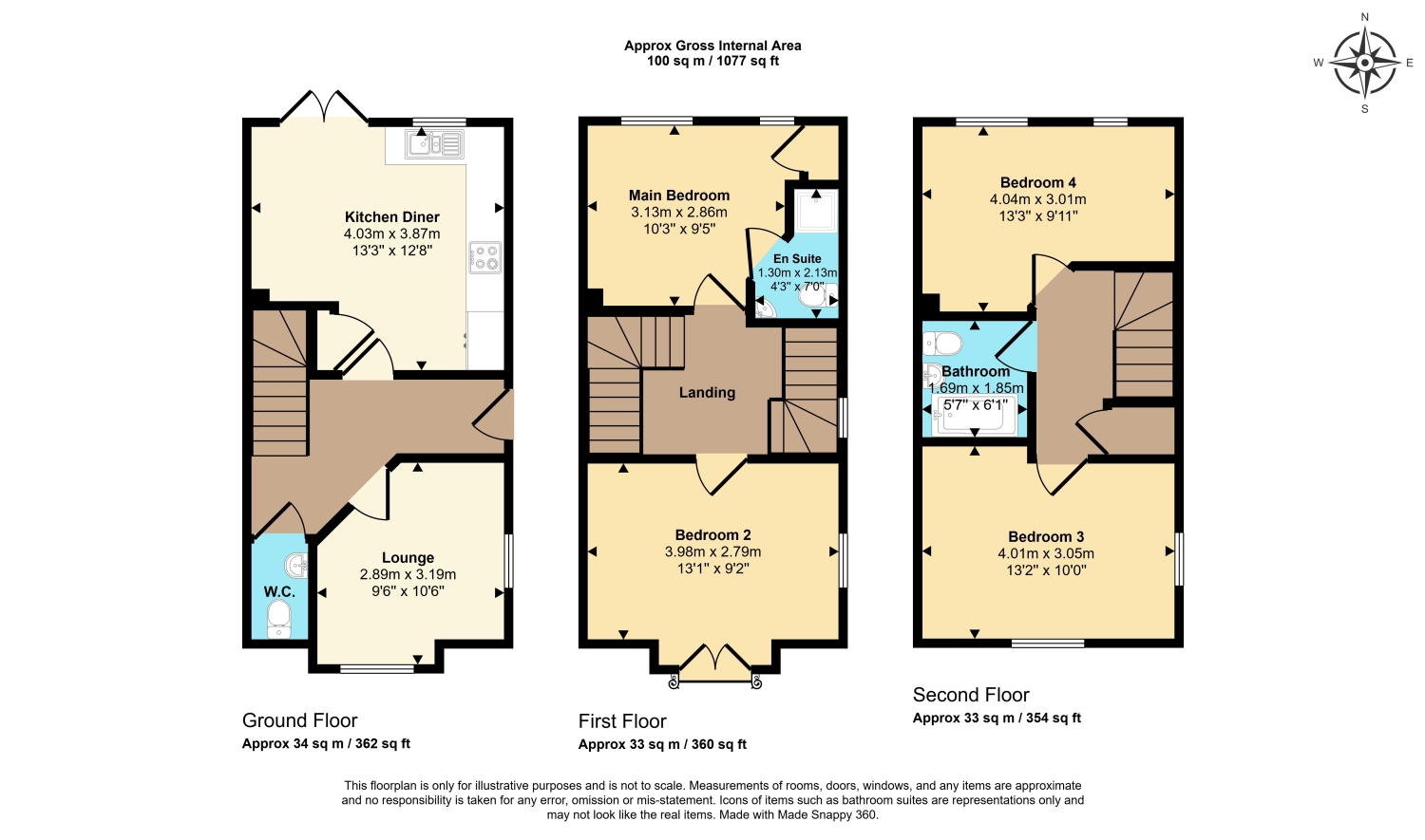 4, Chilton Close, Witney floorplan