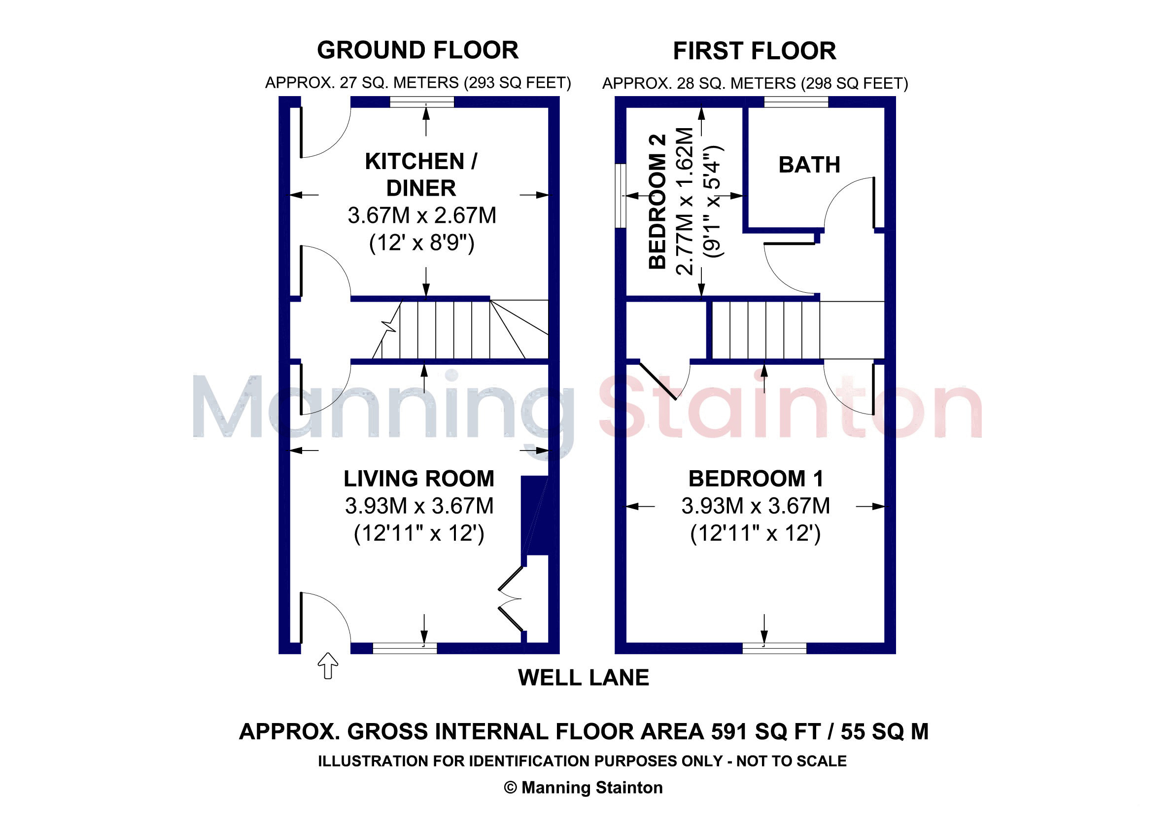 31, Well Lane, Leeds floorplan