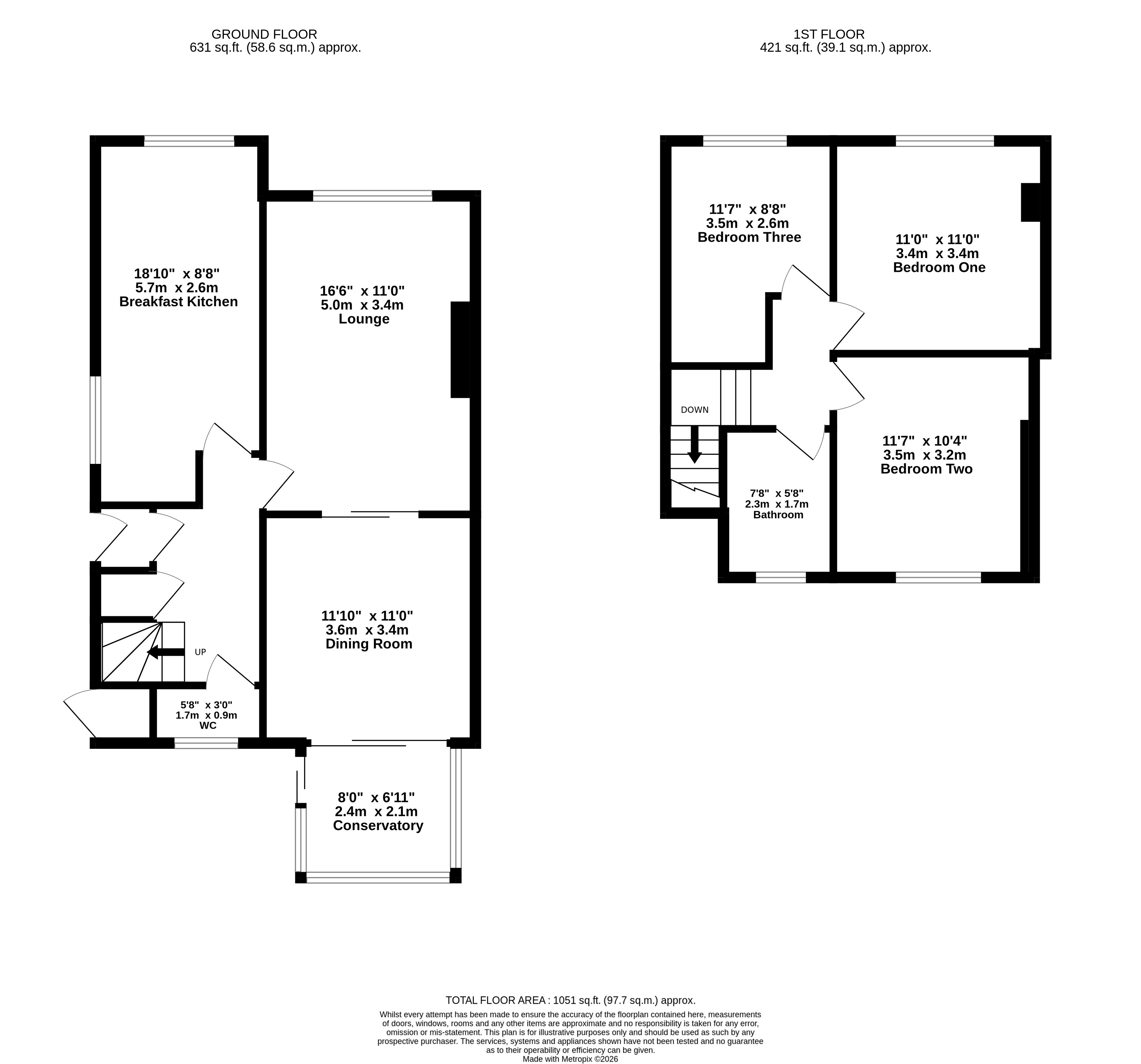 3, Lime Avenue, Holmfirth floorplan