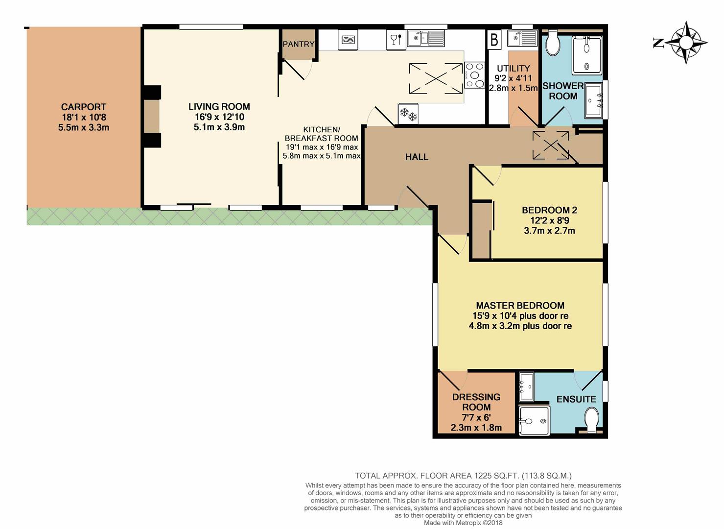 2 Bedrooms Detached bungalow for sale in Gordons Close, Taunton TA1