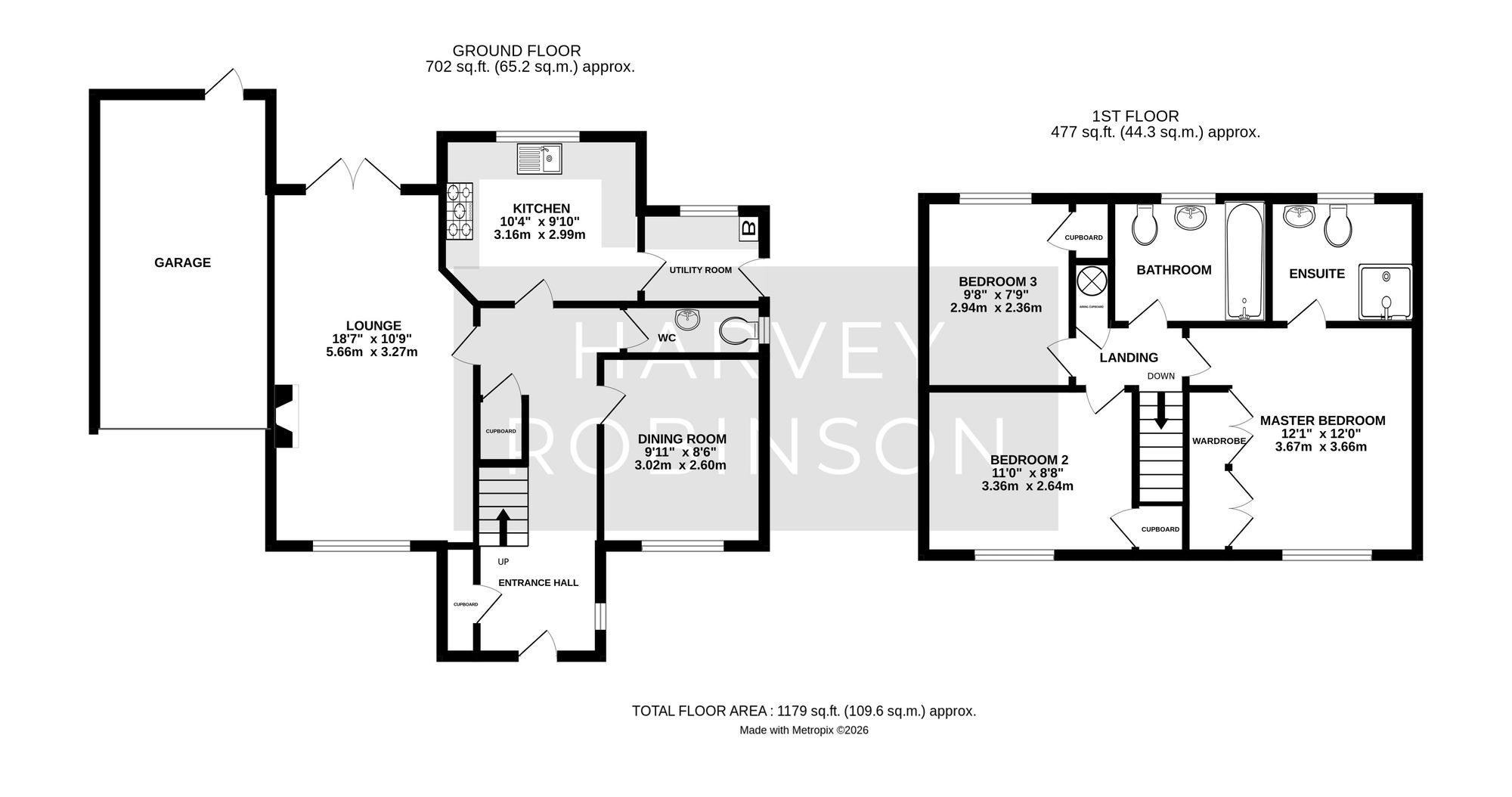12 Falcon Drive, Huntingdon floorplan