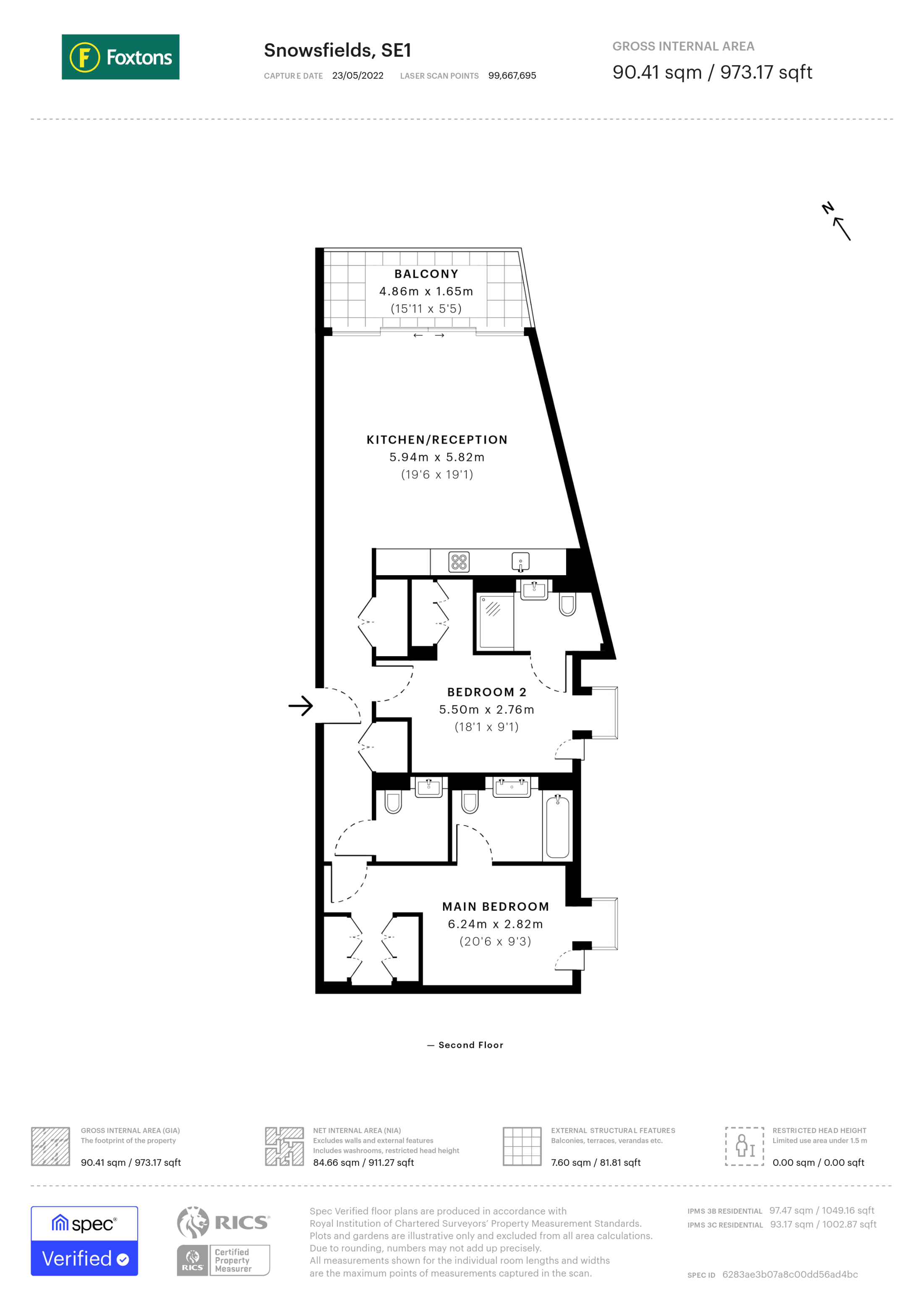 Snowsfields, London Bridge floorplan