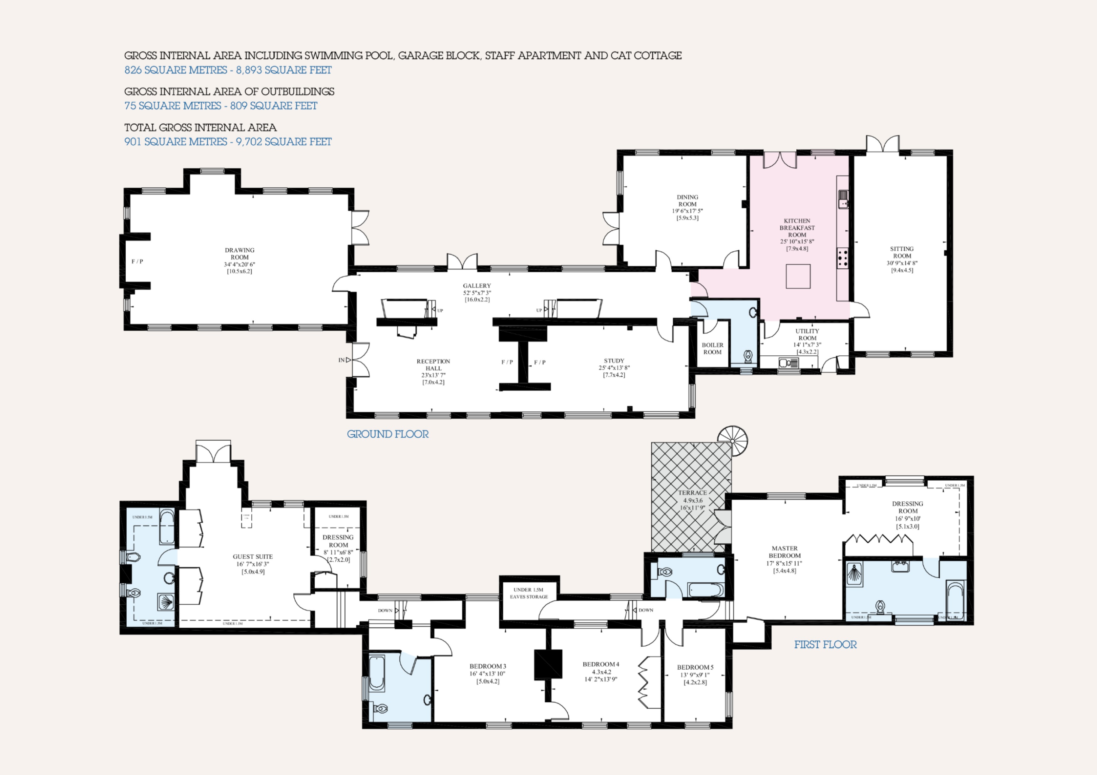 6 Bedrooms Detached house for sale in Essendon Manor, Essendon, Hertfordshire AL9