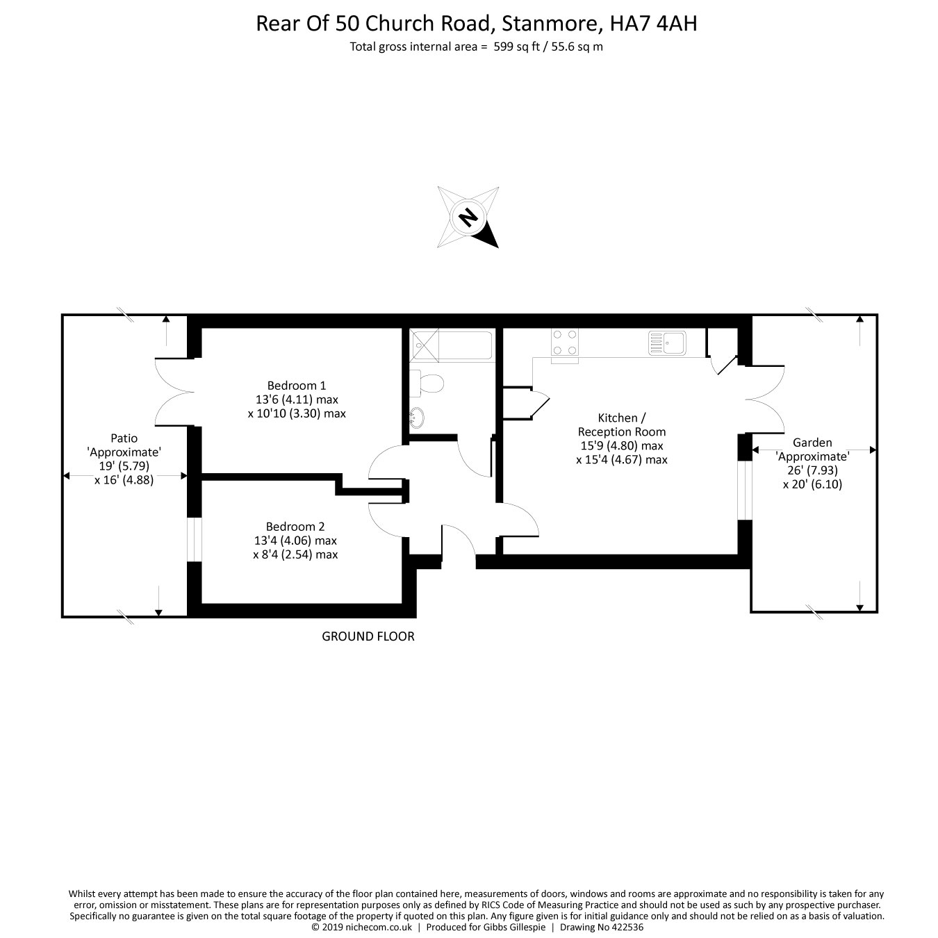 2 Bedrooms Flat for sale in Church Road, Stanmore, Middlesex HA7