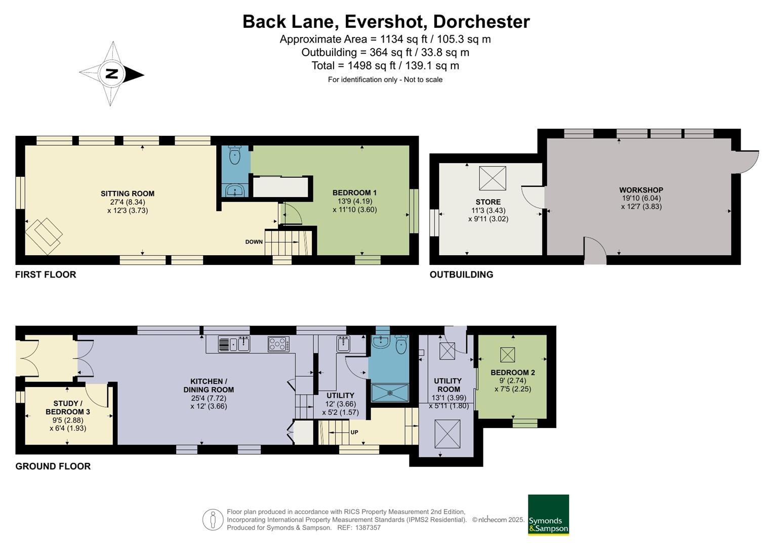 The Old Gospel Hall, Back Lane, Dorchester floorplan