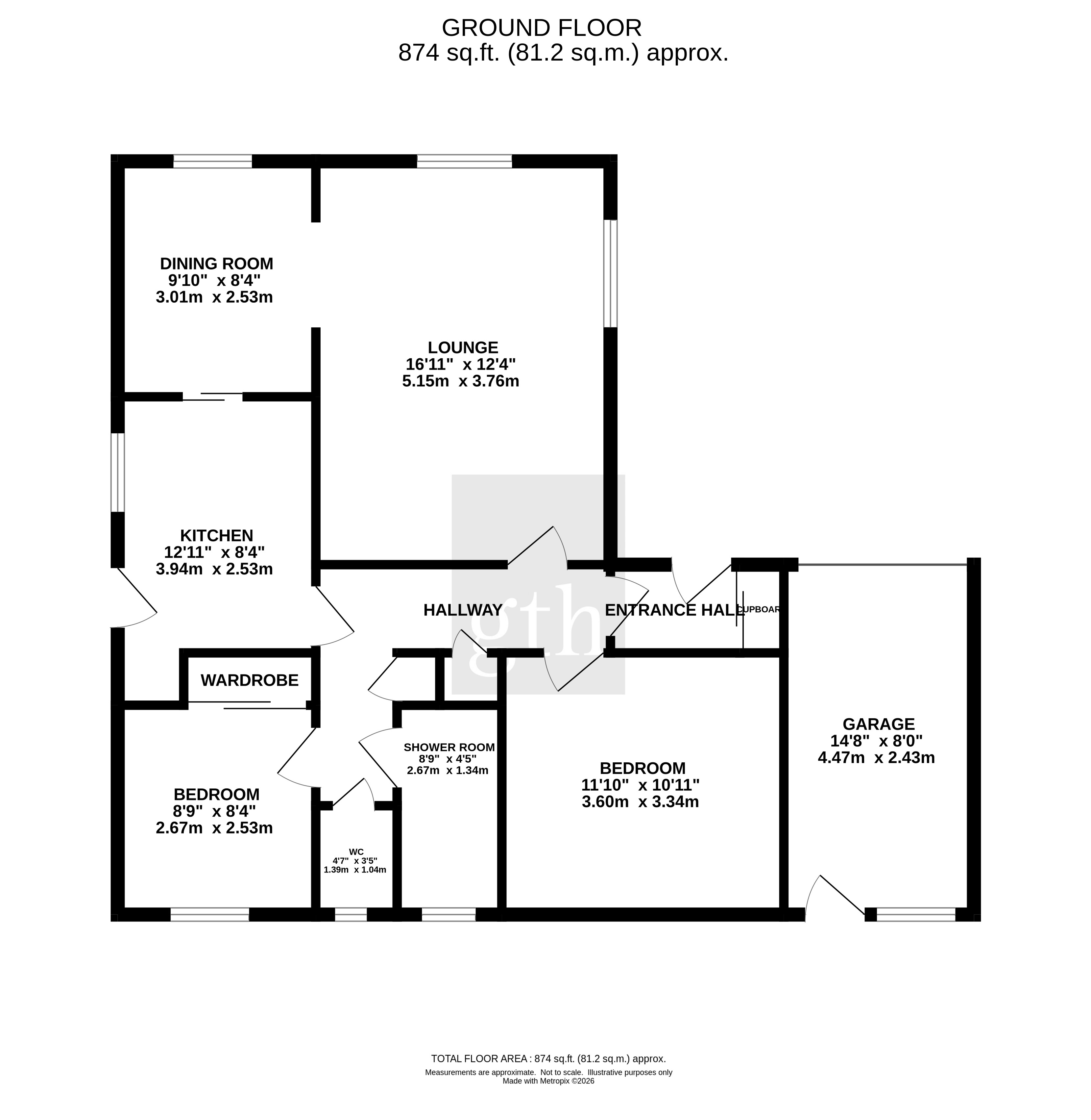 8, Meadow Park, Devon floorplan