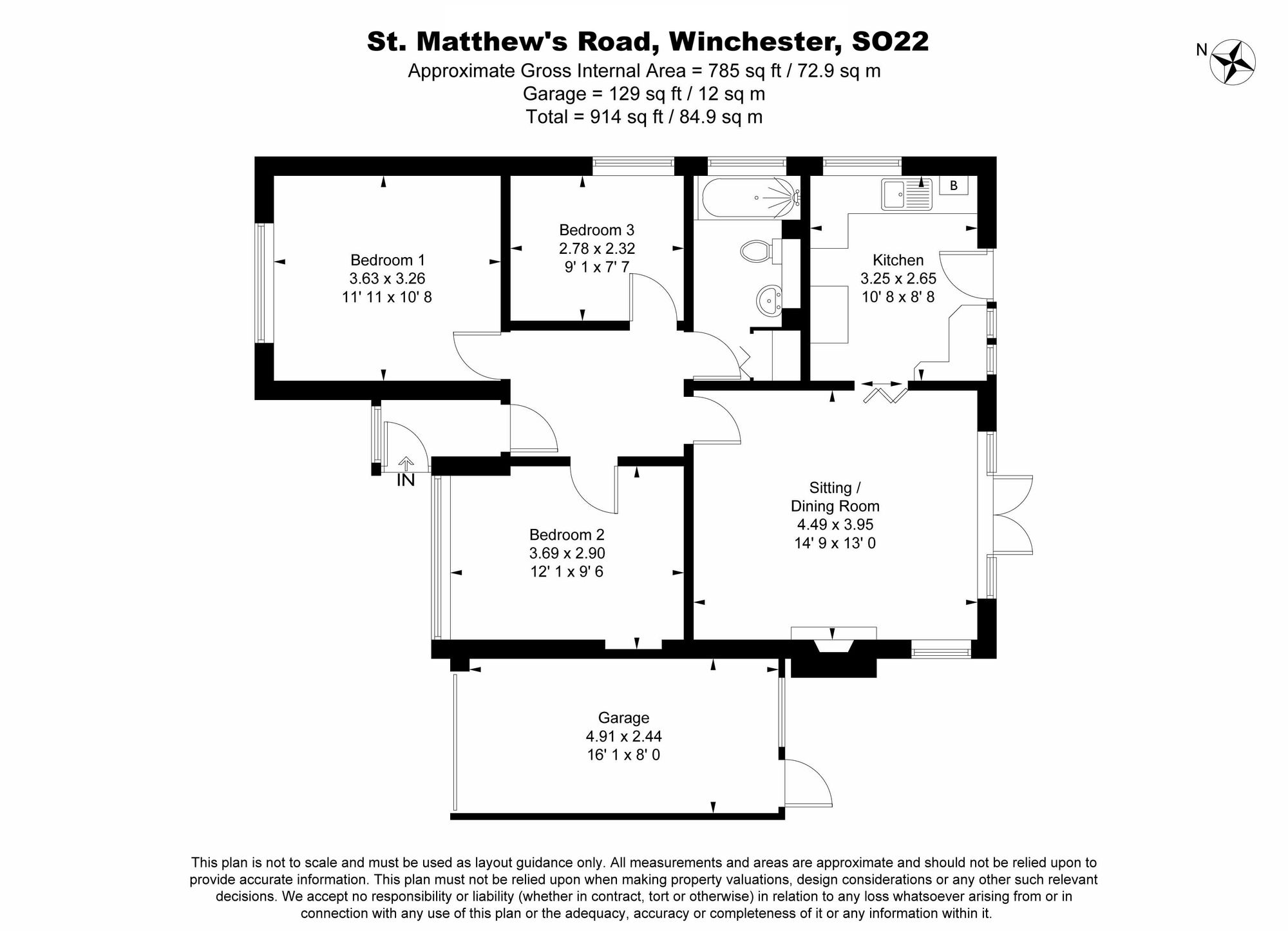23 St. Matthews Road, Winchester floorplan