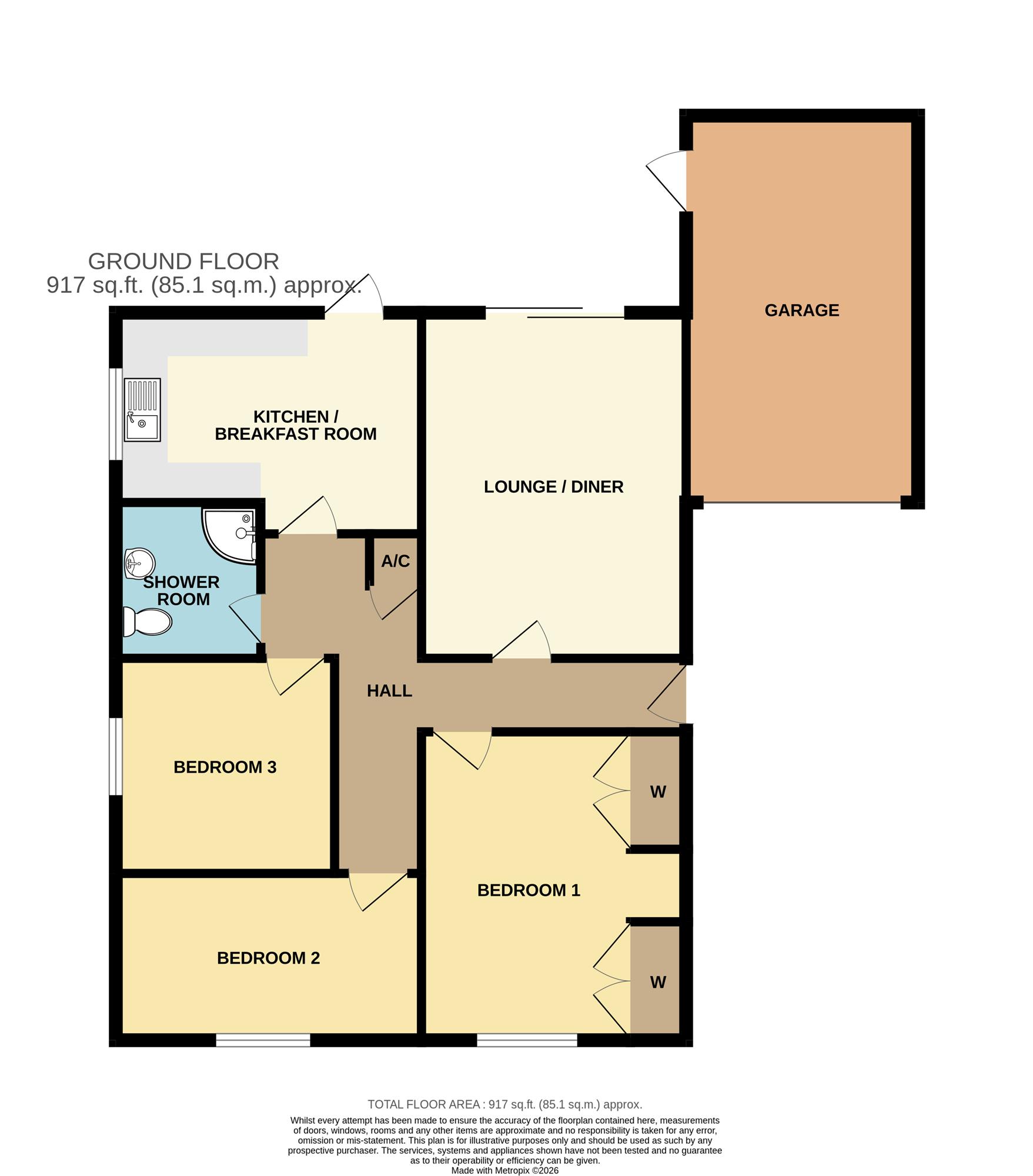 8, Hallview Road, Great Bentley floorplan