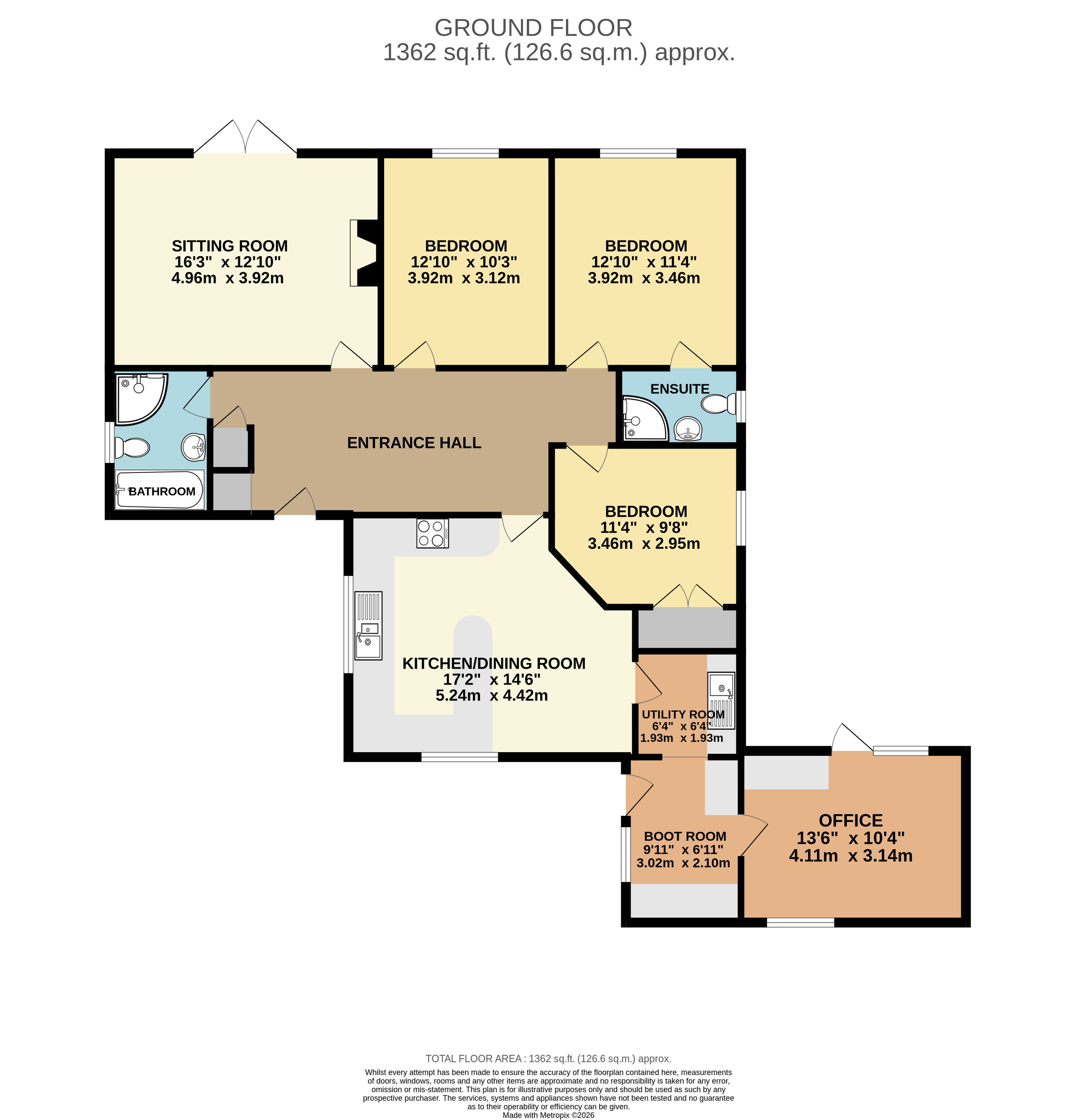4 Hector Close, Dolton Winkleigh Devon, Winkleigh floorplan