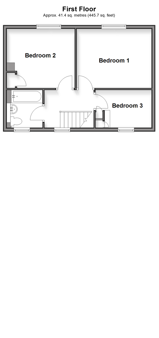 Meadow Crescent Upper Halling, Rochester floorplan